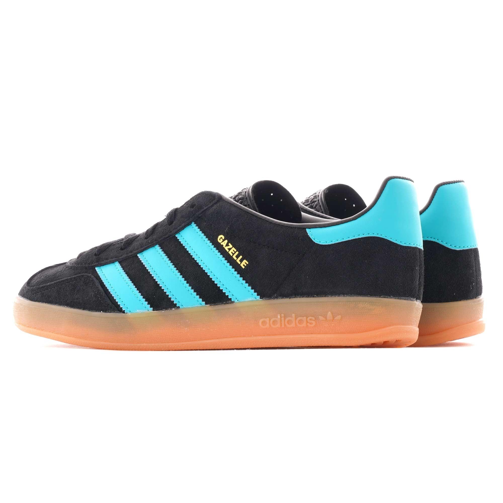 adidas gazelle indoor black aqua