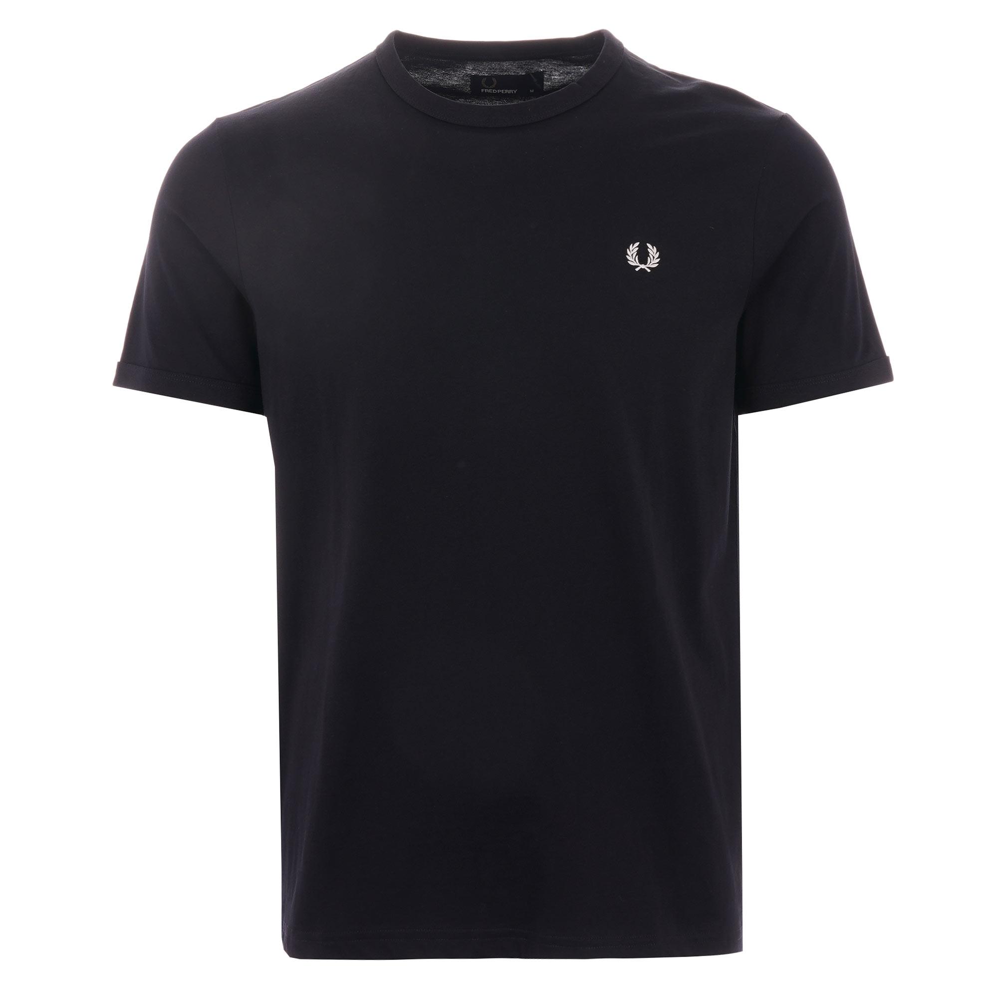 Fred Perry Cotton Fred Perry Ringer T-shirt - Navy M3519-608 in Blue ...