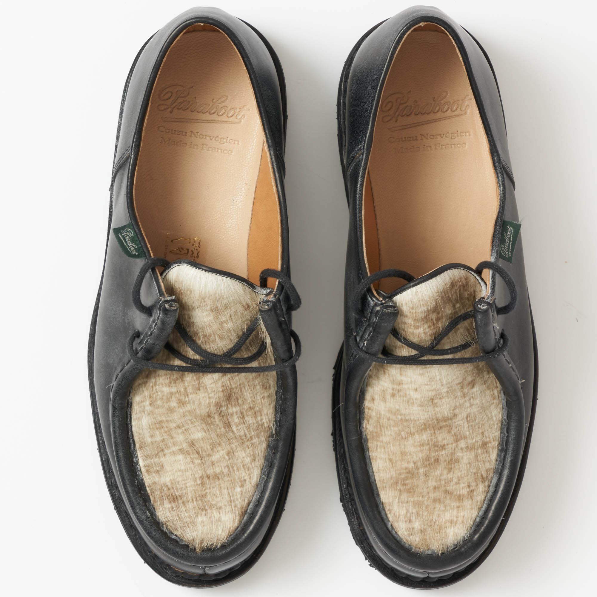 Lyst - Paraboot Michael Marche Milly Black Pony Hair Shoe in Black for Men