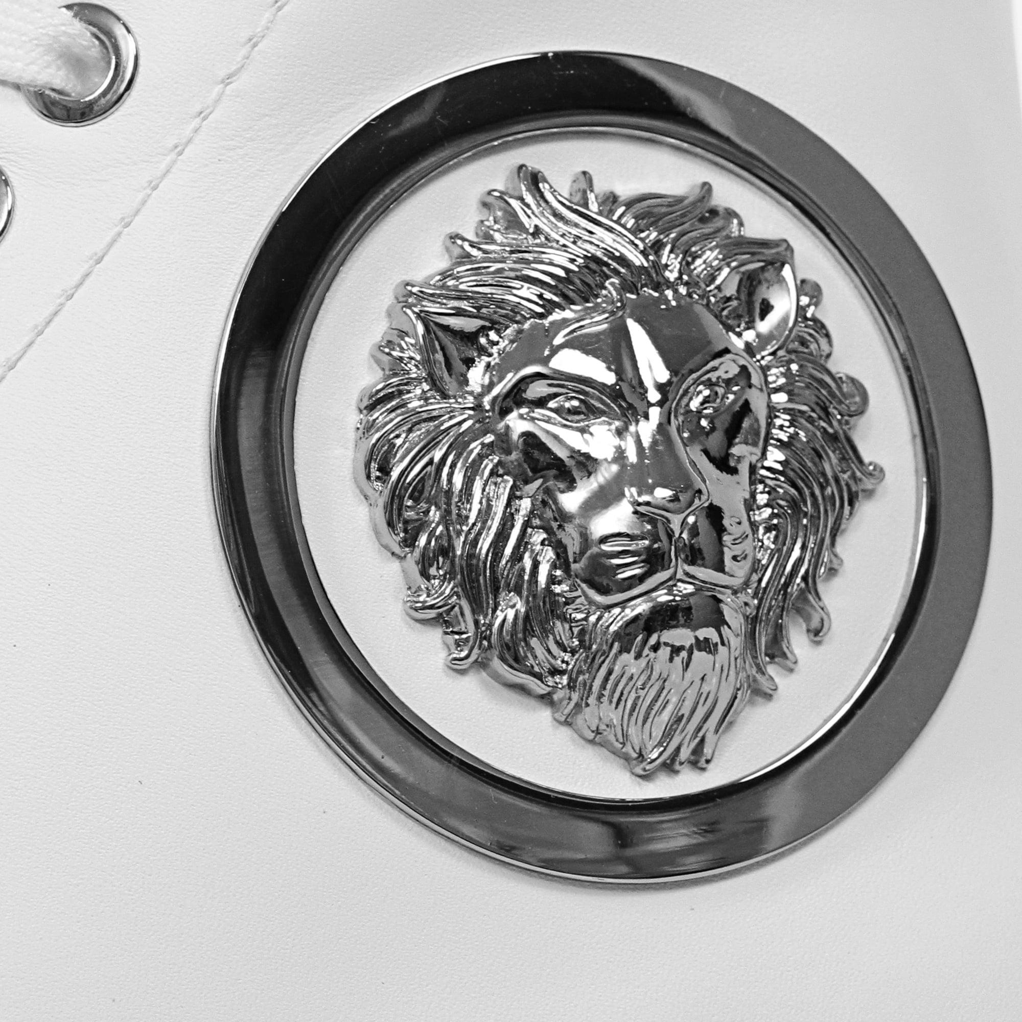 Versace Versace Lion Head Hi Top White Shoe | Lyst Australia