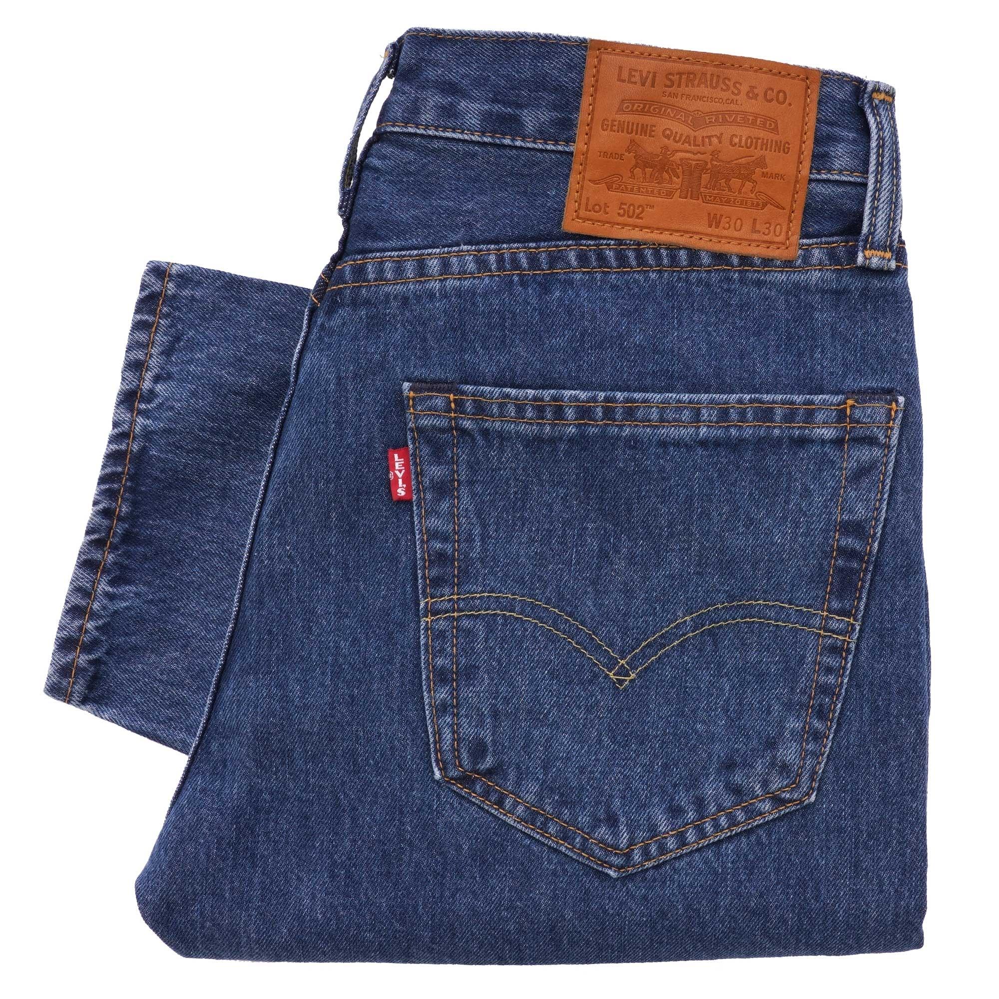 Levi's Denim Levi's Levi's 502 Regular Taper Jeans - Stone Wash 29507-01 in  Blue for Men - Lyst