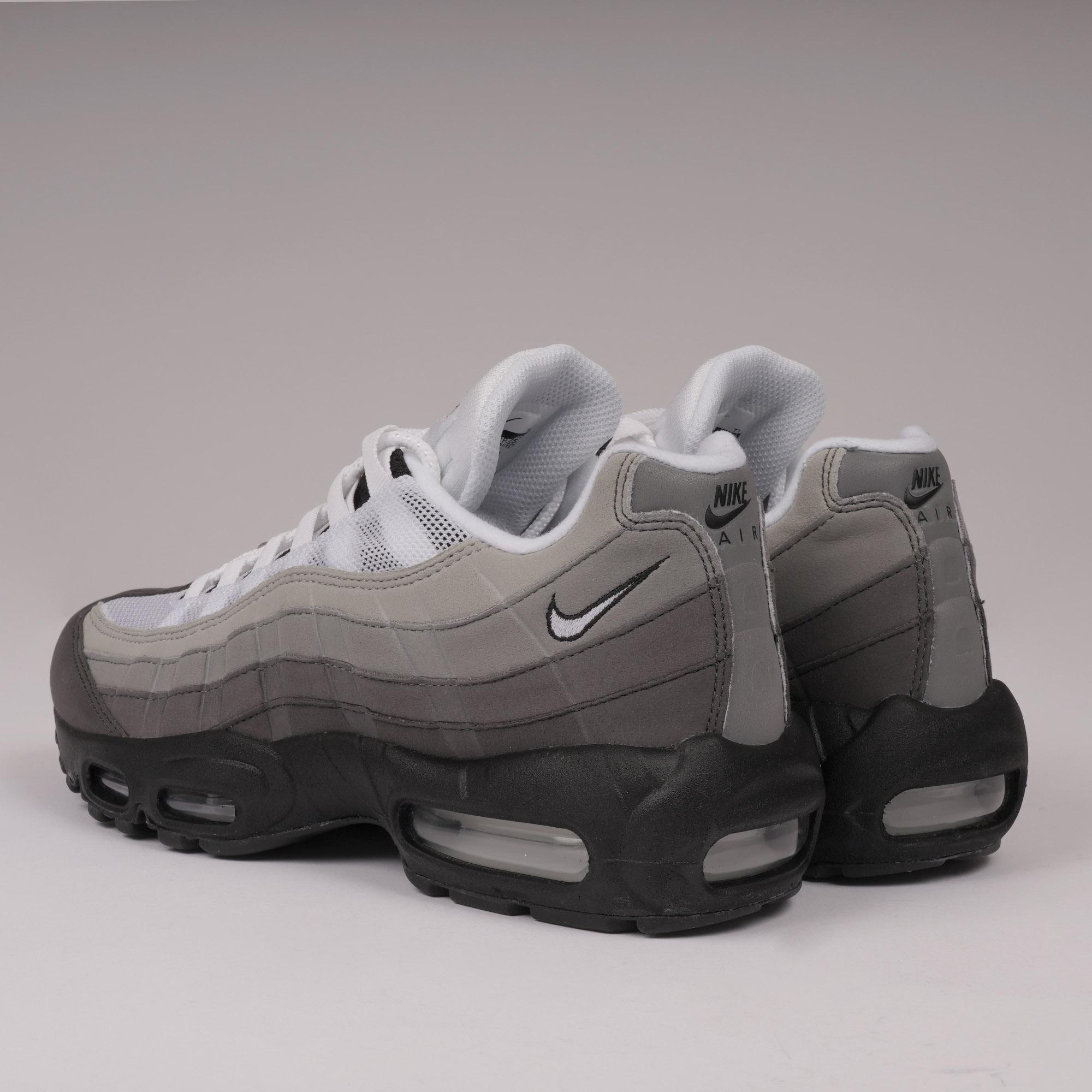 Men's air max 95 top og shoes - black/white/granite