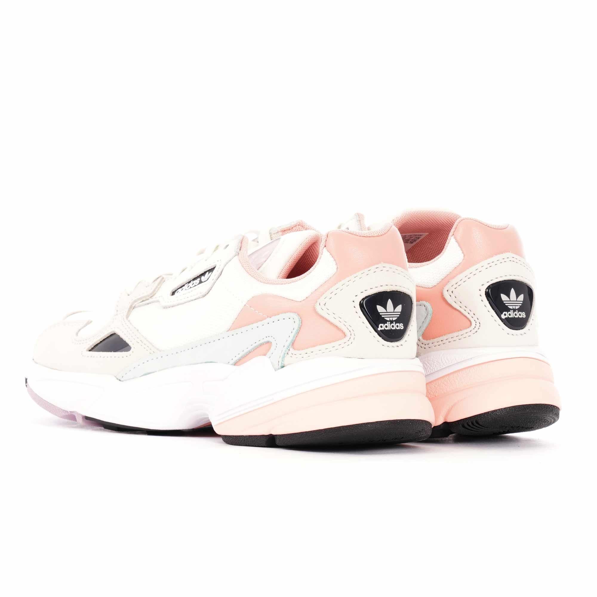 adidas falcon white tint raw white trace pink