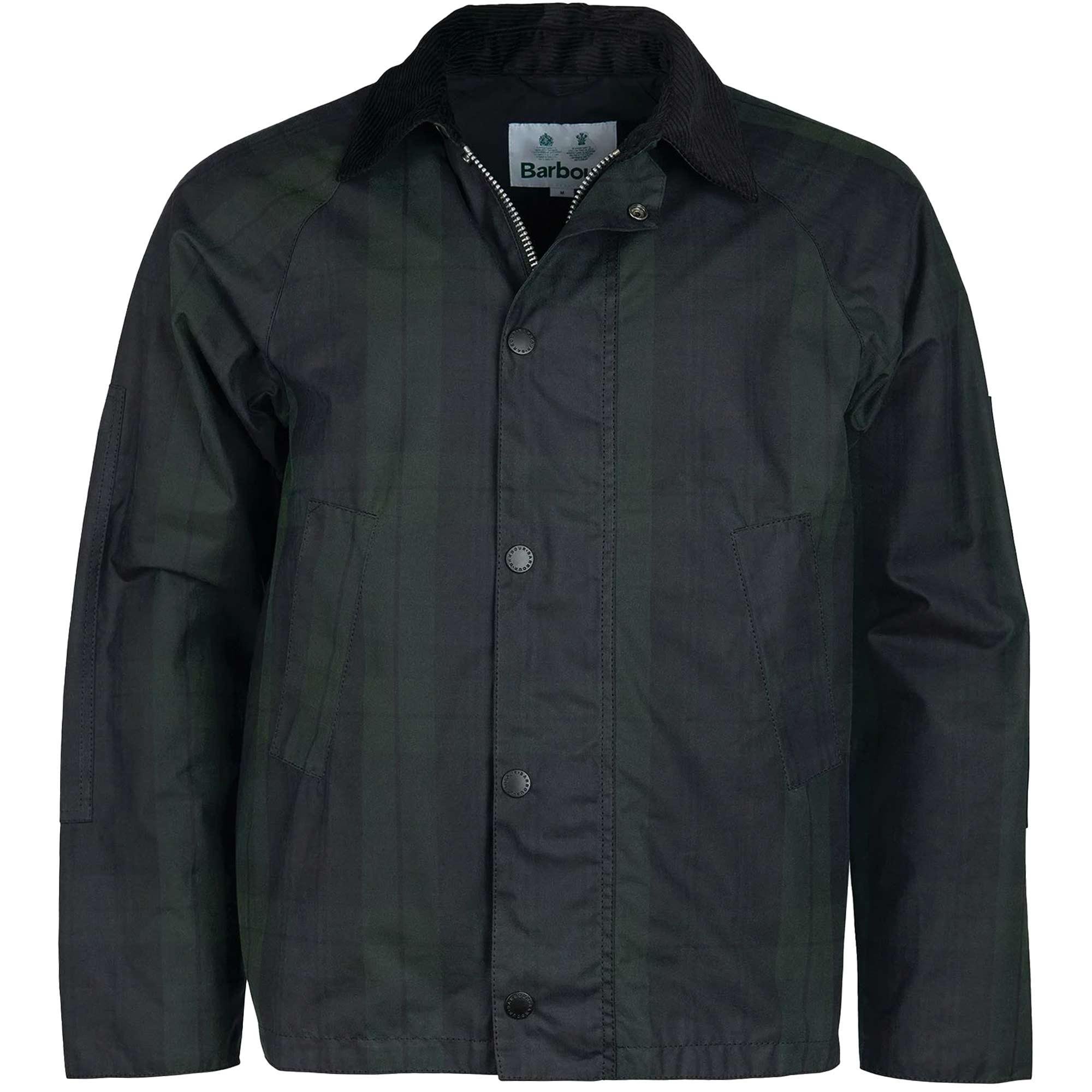 Barbour Slim Line Blackwatch Nara Wax Jacket - Blackwater for Men | Lyst UK