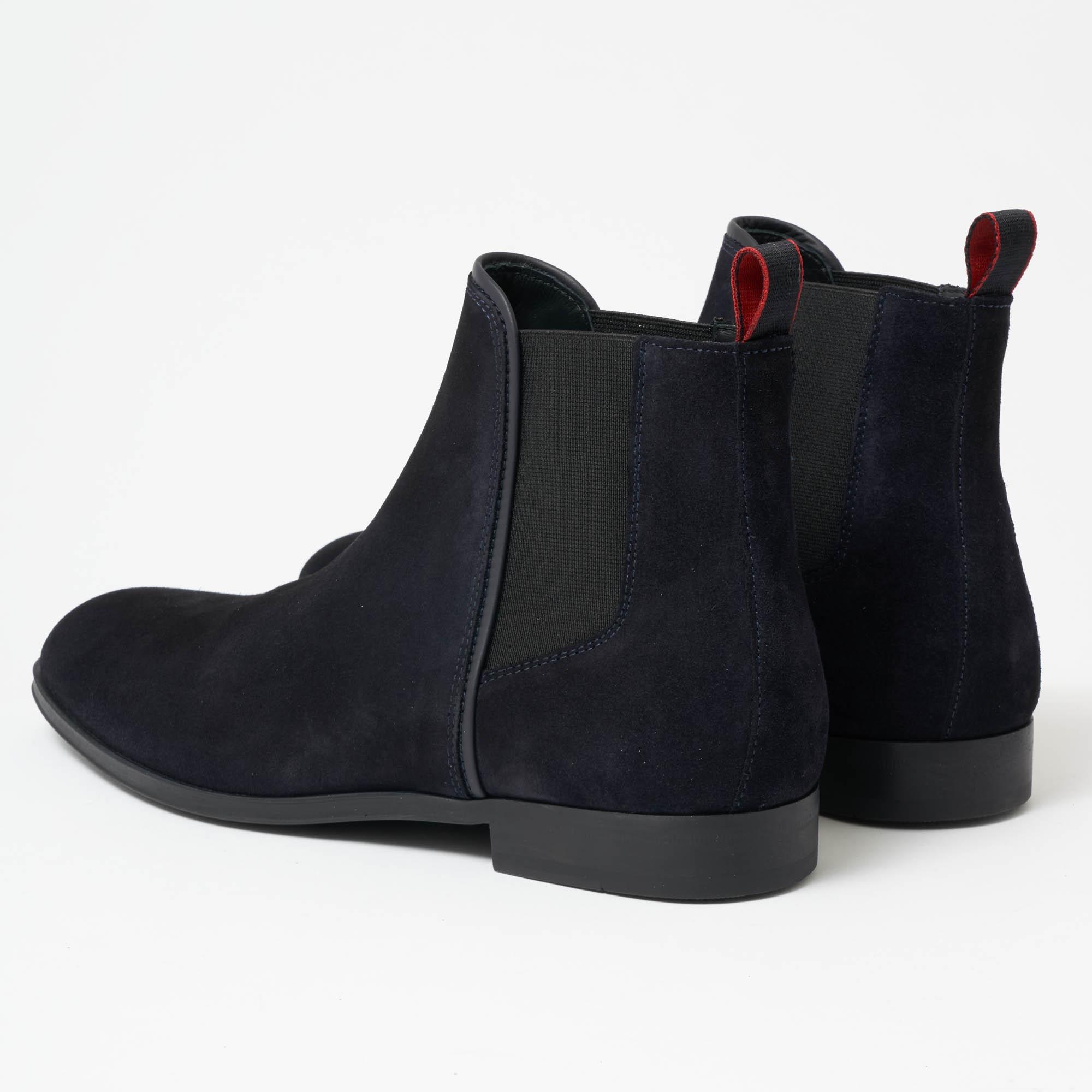 hugo boheme suede chelsea boots