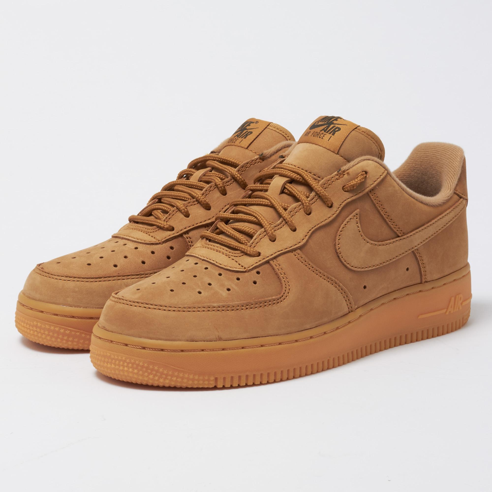 Nike air force suede tan best sale