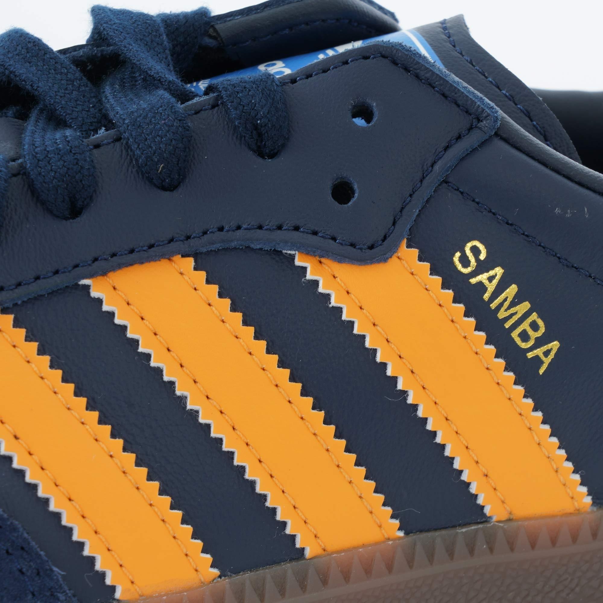 adidas Originals Leather Samba Og - Navy & Orange in Blue for Men | Lyst UK