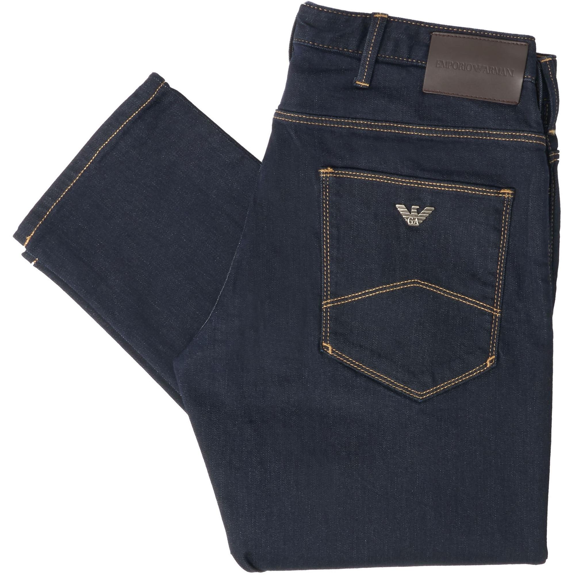 Emporio Armani J06 Slim Fit Denim Jeans in Blue for Men - Save 11% - Lyst