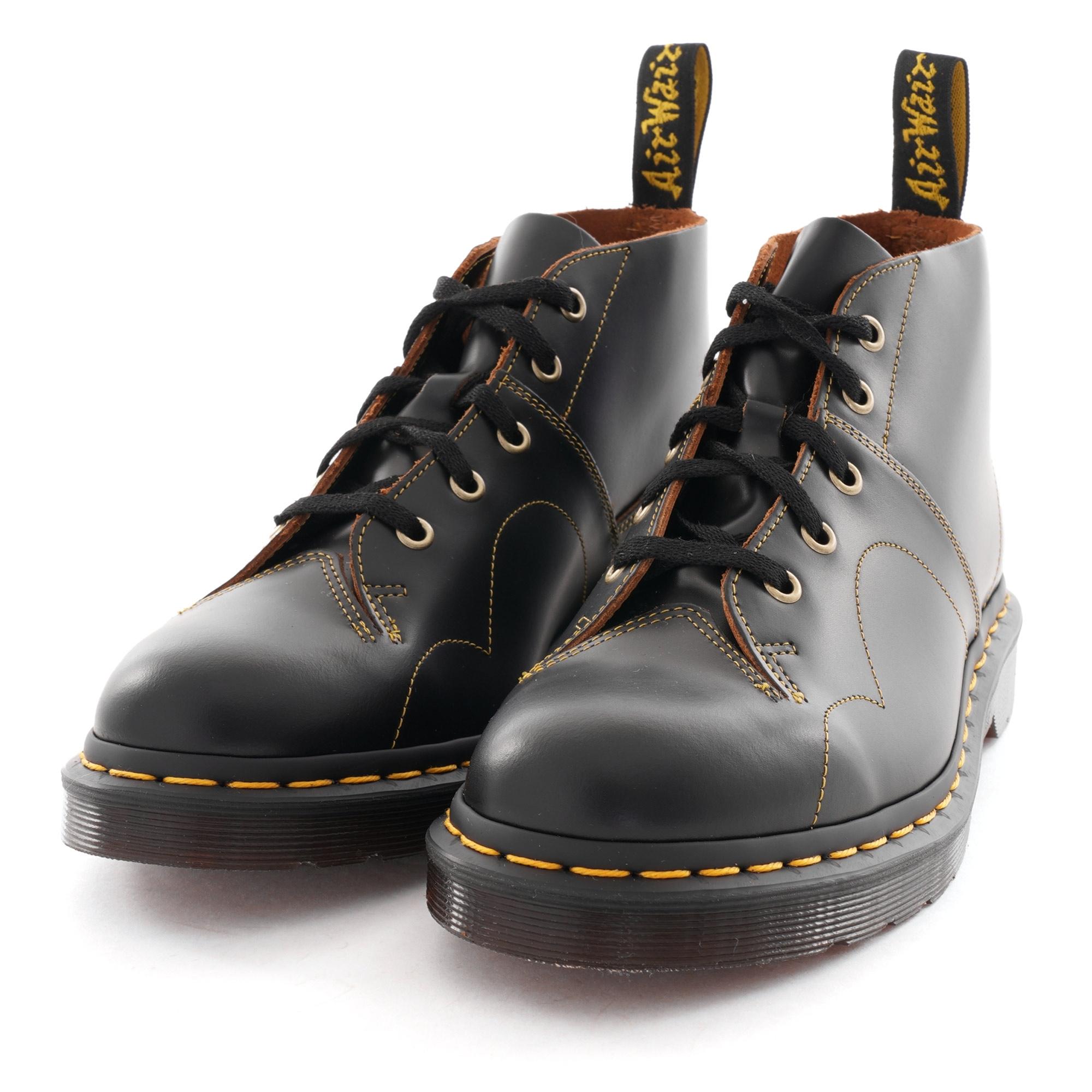 Dr. Martens Church Leather Monkey Boots in Black for Men - Lyst