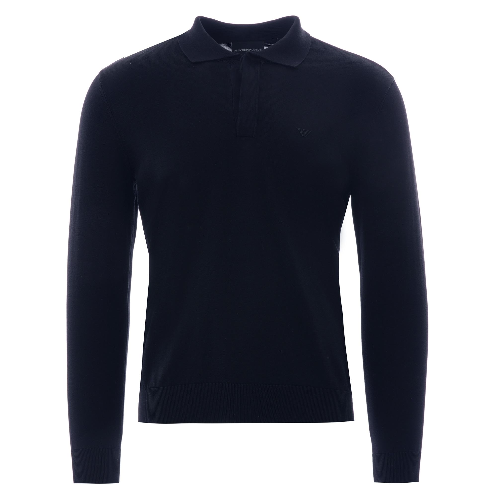 armani knitted polo