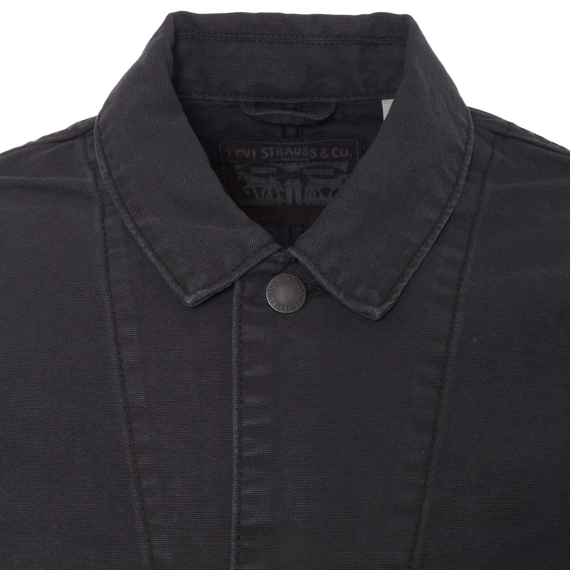levis engineers coat black