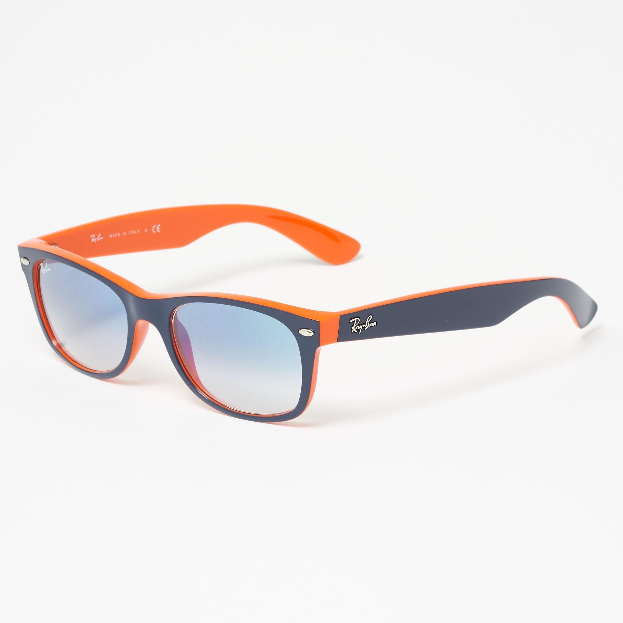 ray ban orange and blue sunglasses