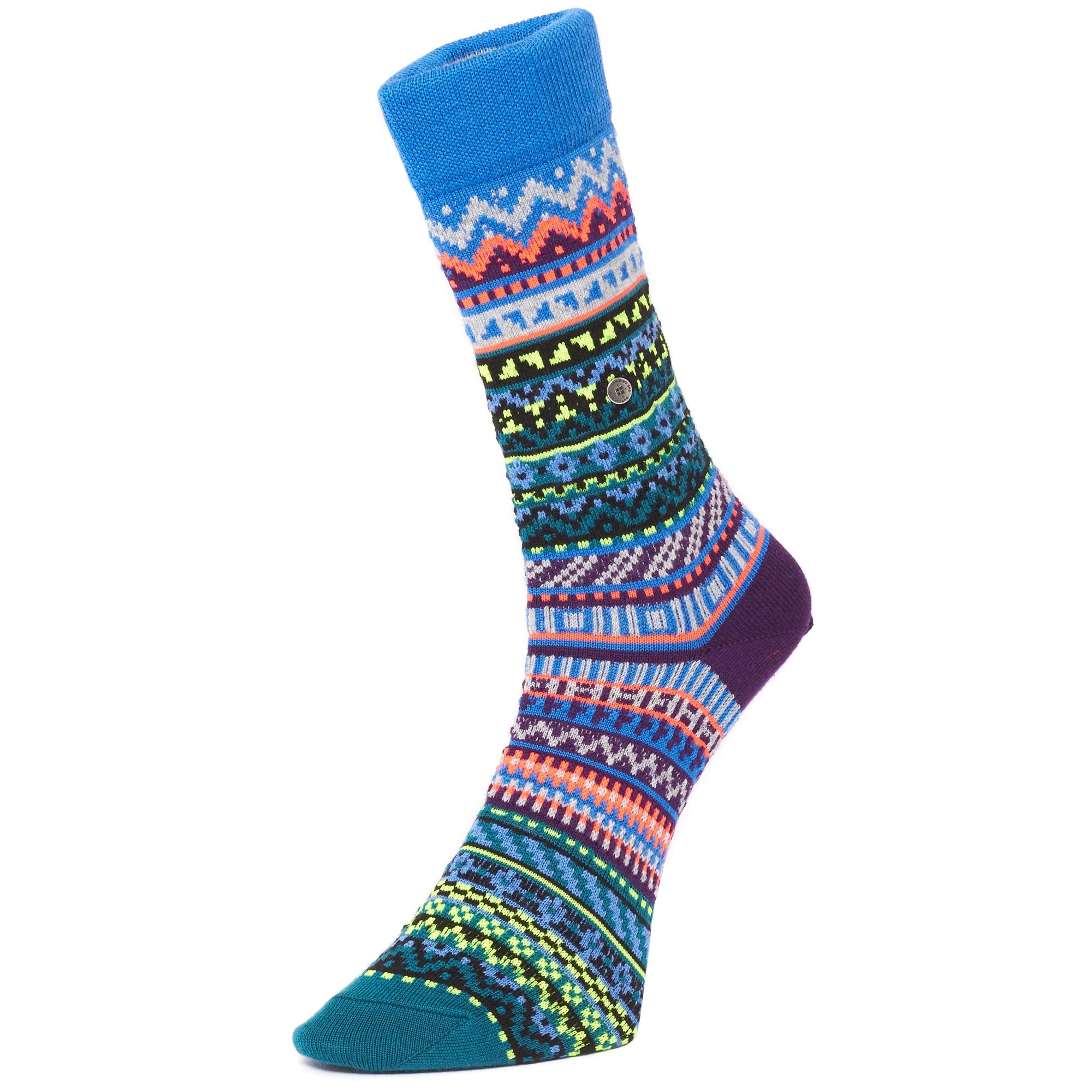 Burlington Wool Multicoloured Fair Isle Socks in Blue for Men Lyst