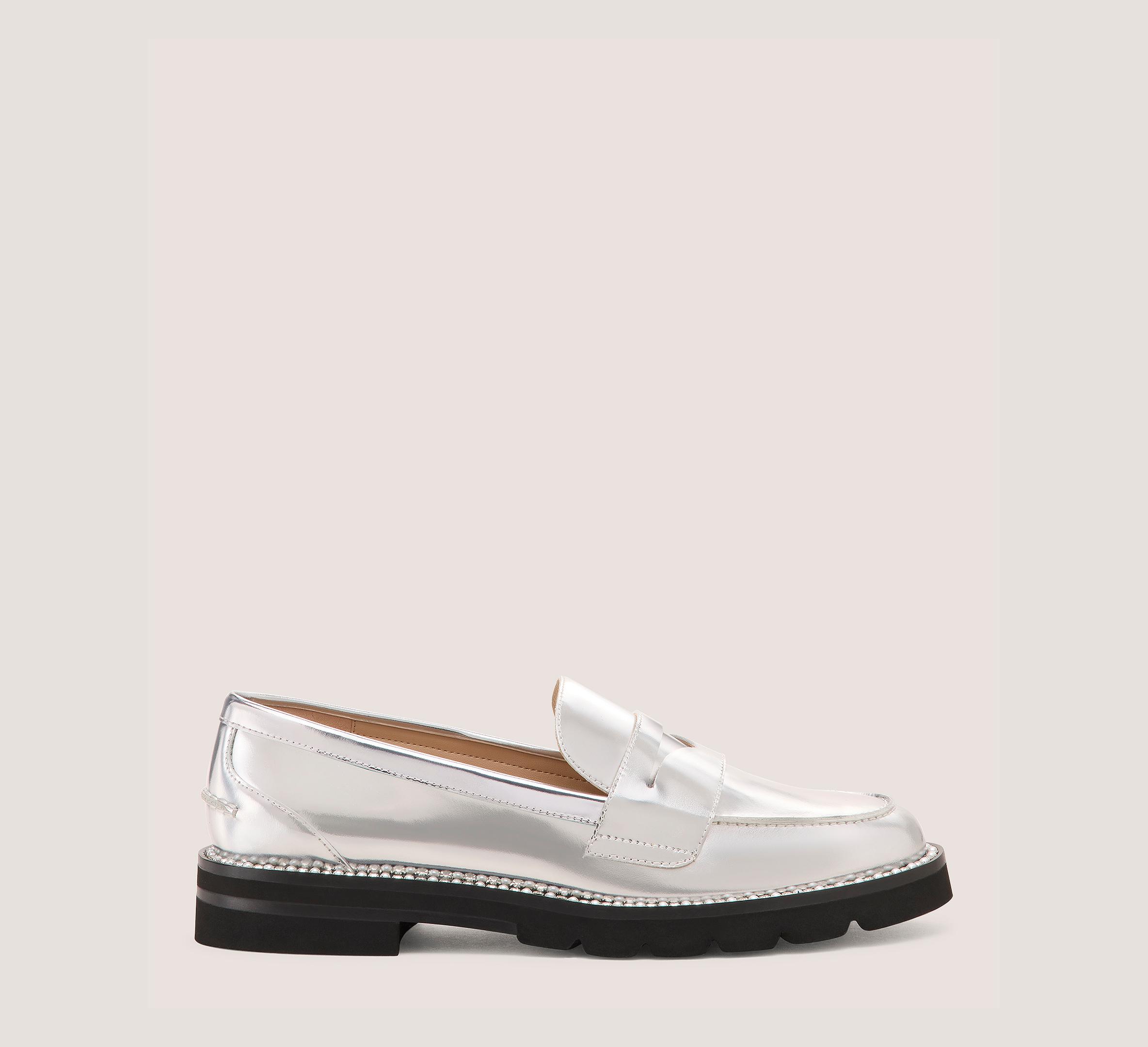 Stuart Weitzman Monty Loafer in White Lyst