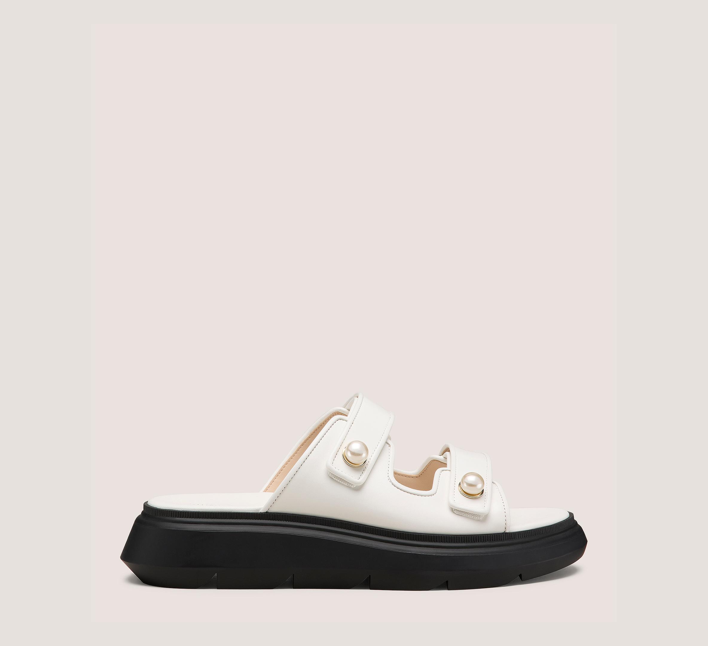 ＊Stuart Weitzman＊ Goldie Pool Slide Sandal 関税/送料込 GOLDIE POOL SLIDE SANDAL in BLACK for Women | Stuart Weitzman®