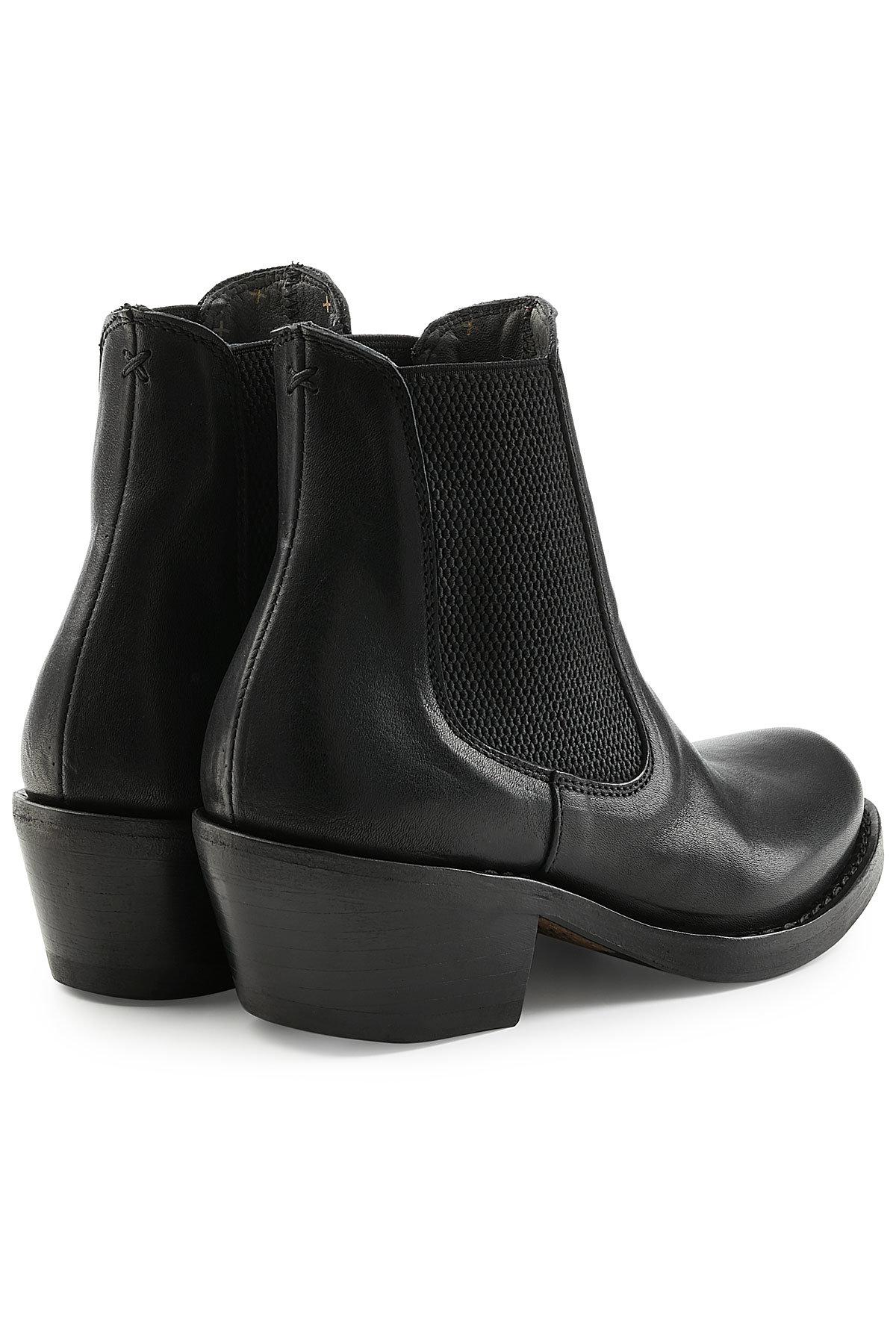 Lyst Fiorentini + Baker Roxy Leather Ankle Boots in Black