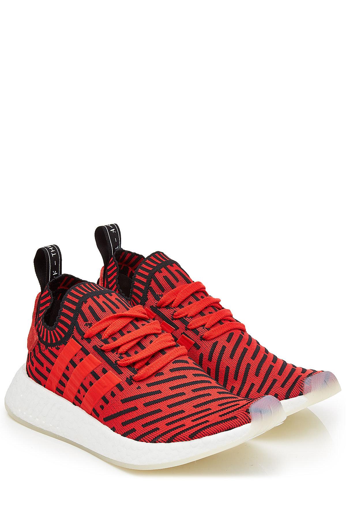 Adidas Originals NMD R2 primeknit zapatilla en rojo para hombres Lyst Adidas Originals NMD R2 primeknit zapatilla en rojo para hombres Lyst