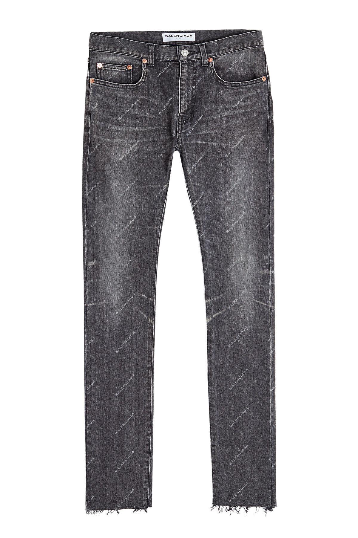 Balenciaga Printed Jeans - Lyst