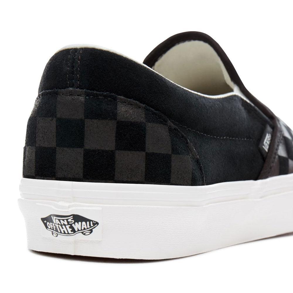 vans slip on checkerboard embossed sneaker
