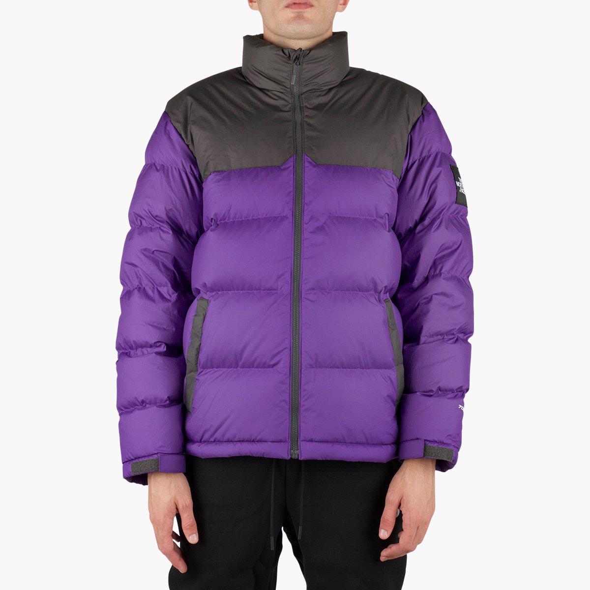 north face 1992 nuptse jacket purple