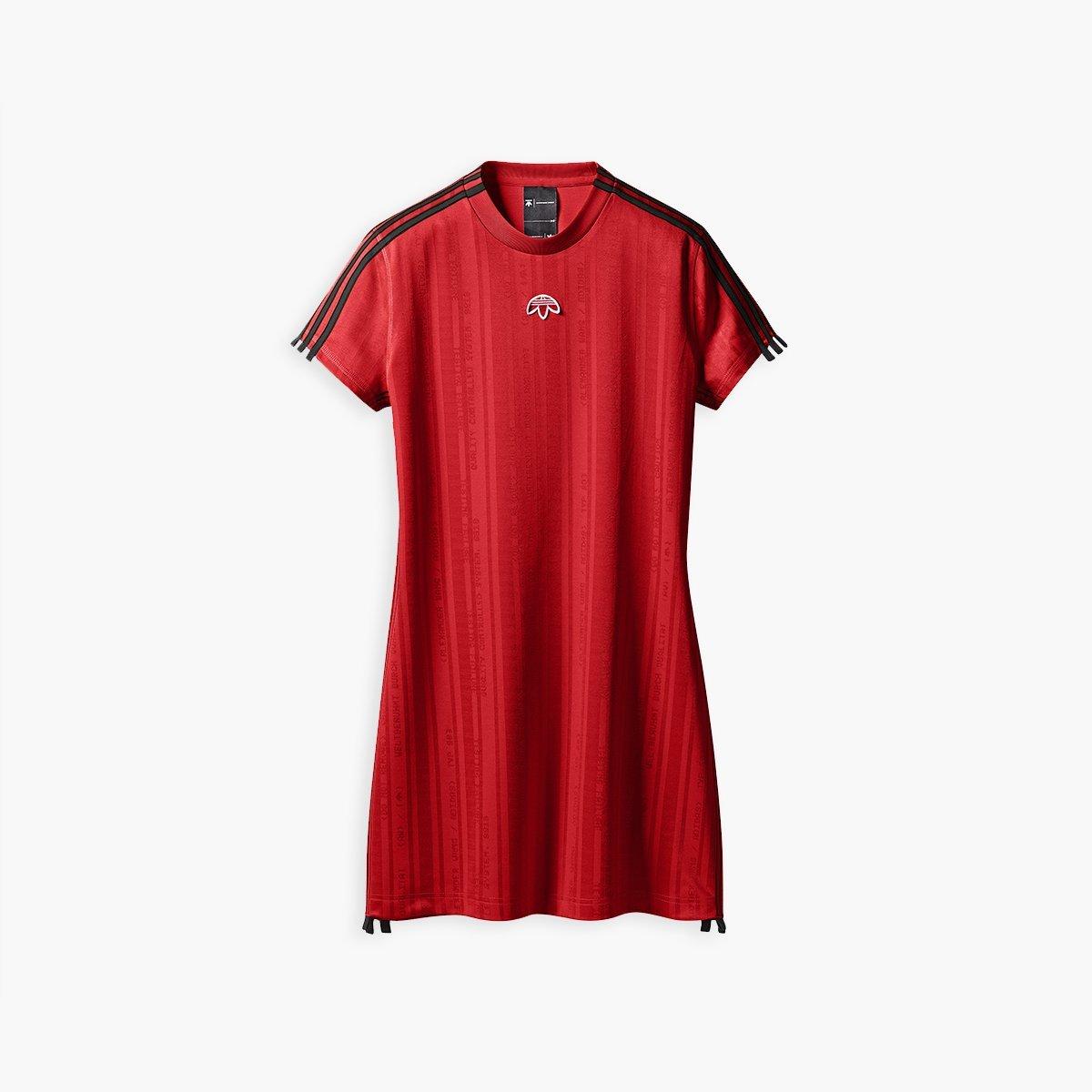 adidas Originals Adidas Originals By Alexander Wang Dress in Red | Lyst