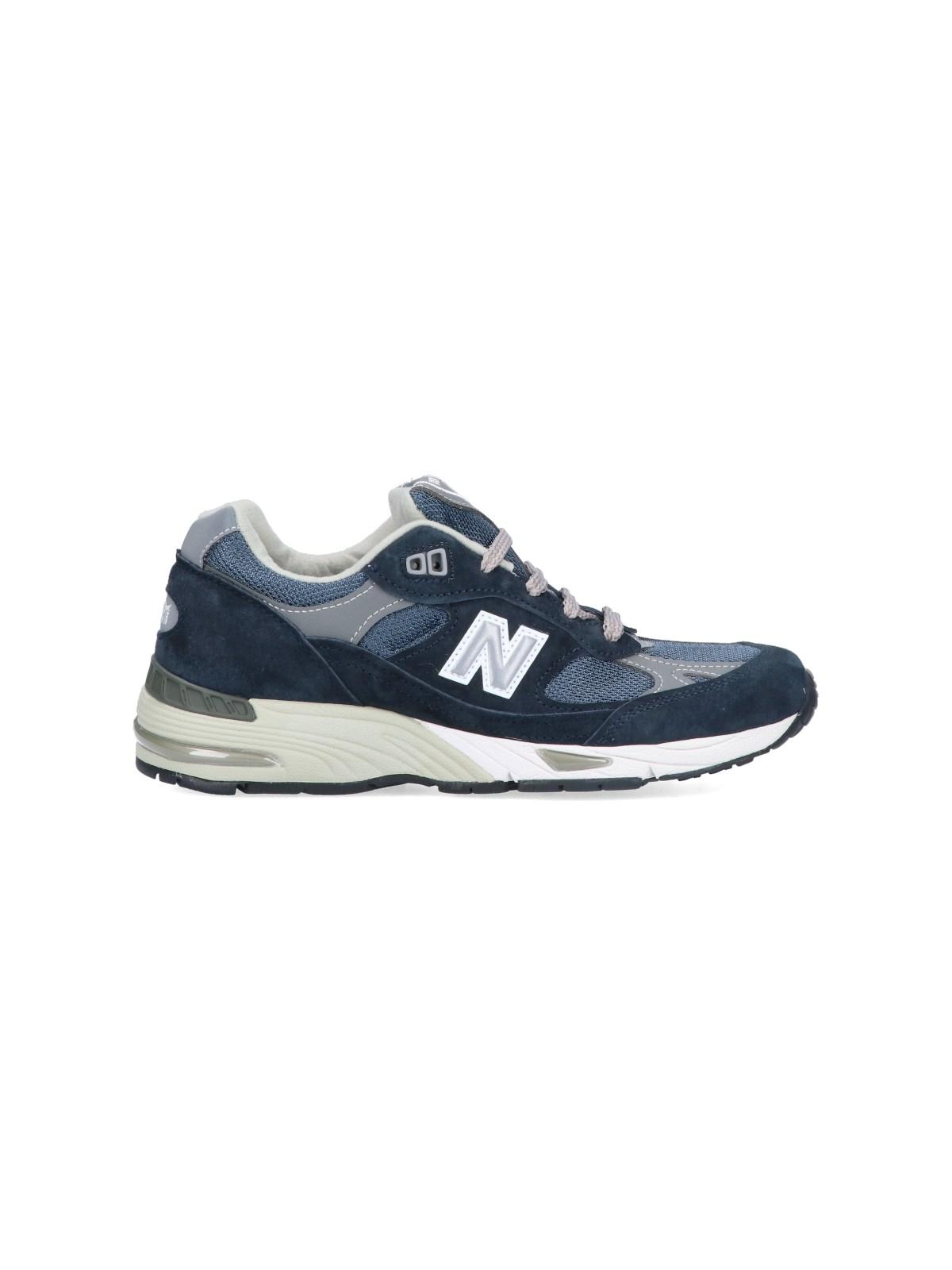 New Balance '991v1' Sneakers in Blue | Lyst