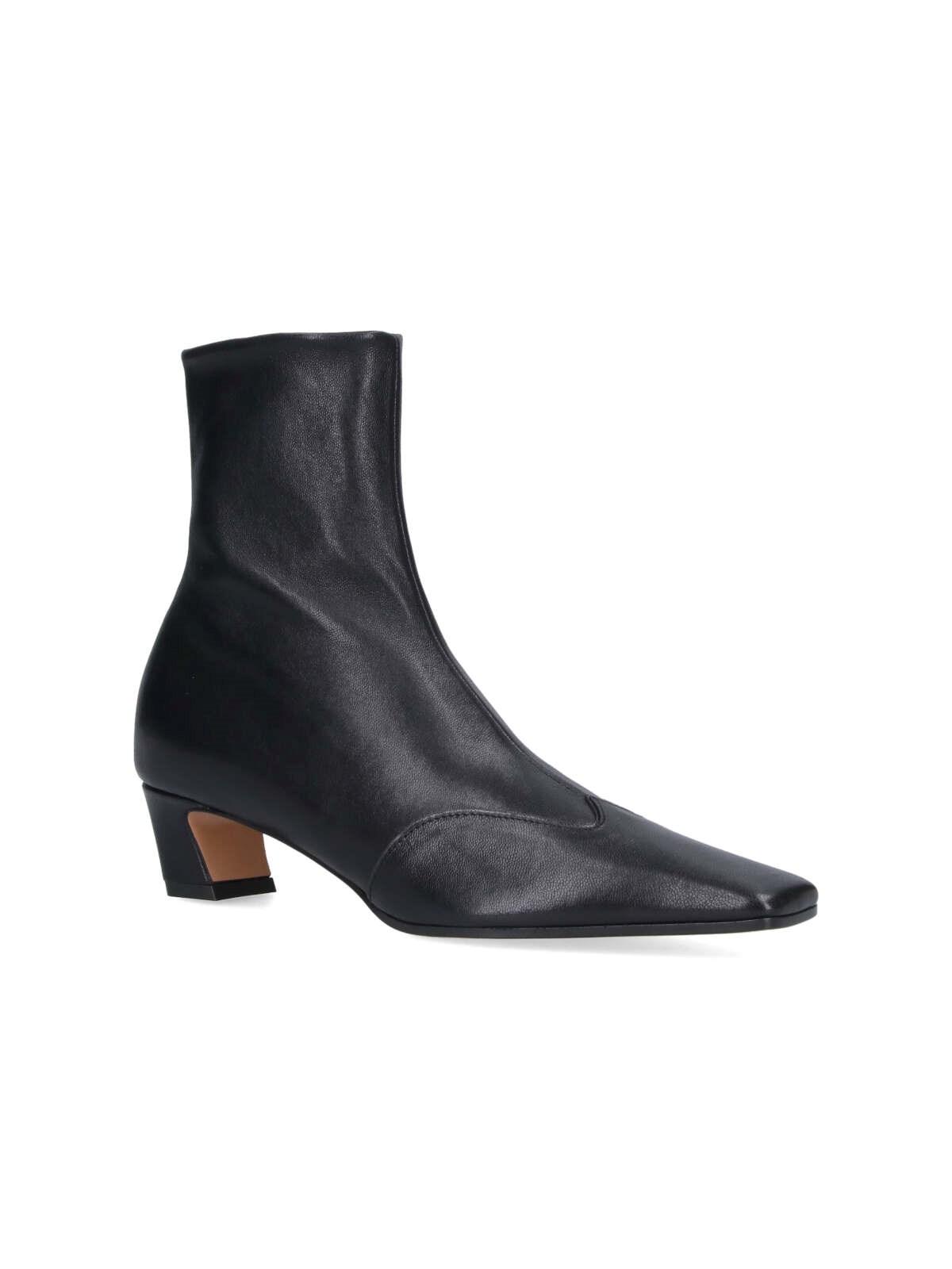 Khaite Nevada Low Ankle Boots in Black Lyst
