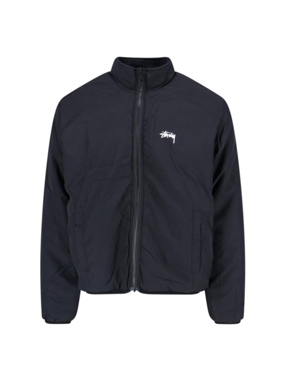 Stussy Reversible Jacket "sherpa" in Blue for Men | Lyst