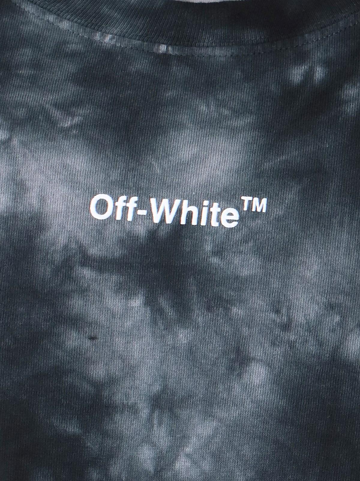 Off-White c/o Virgil Abloh T-shirt 'arrow' Tie Dye in Black