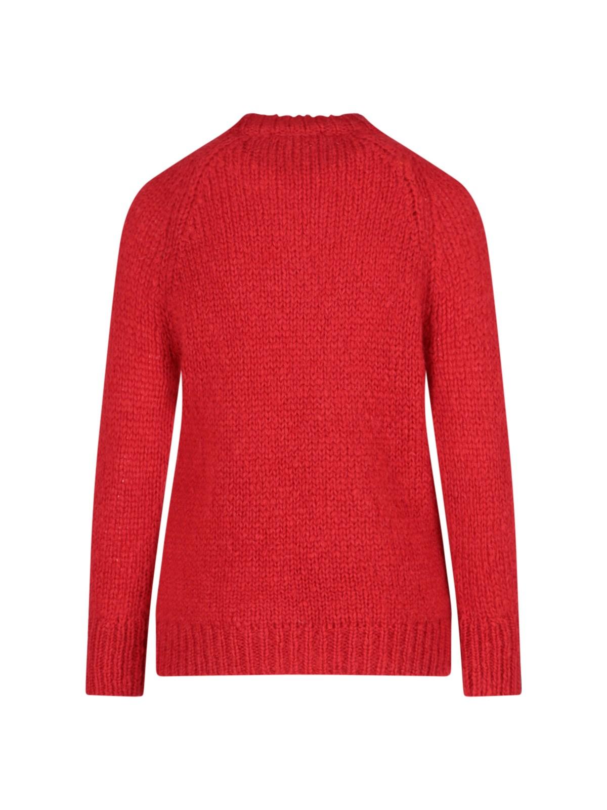 Cecilie Bahnsen Basic Sweater in Red | Lyst