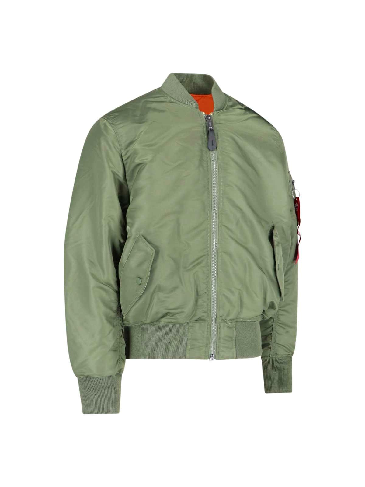 Alpha Industries 'ma-1' Reversible Jacket in Green for Men | Lyst