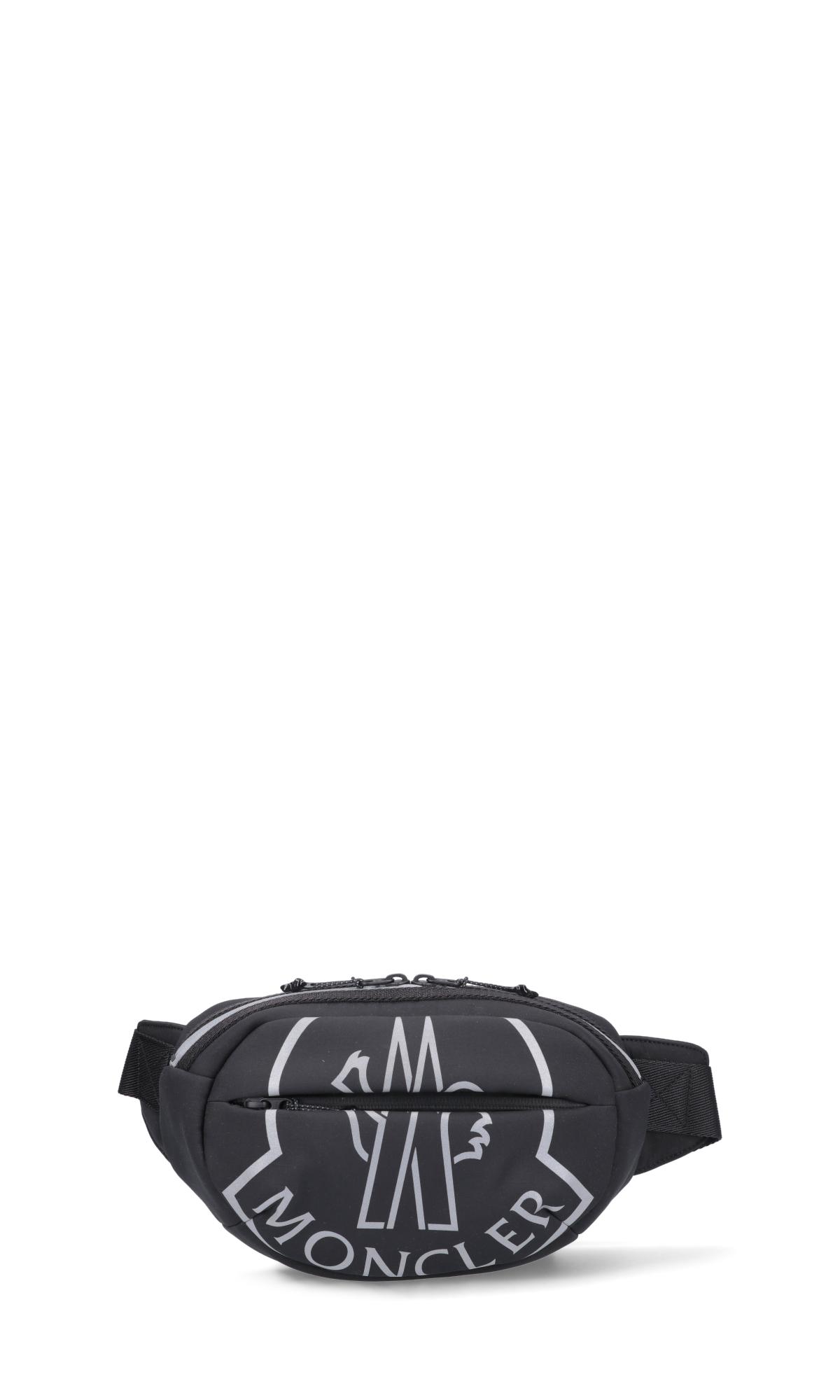 Moncler Logo Belt Bag in Black for Men | Lyst