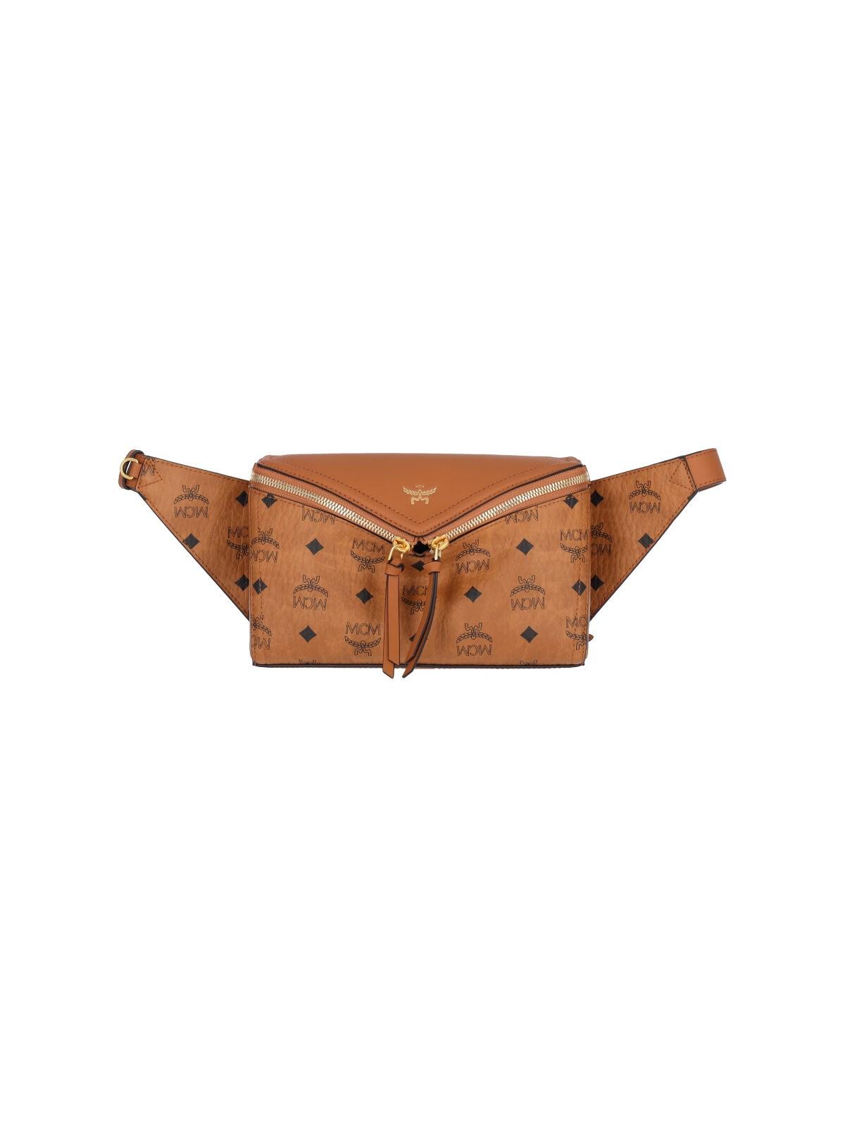 MCM Small Fanny Pack diamond 3d in Brown Lyst UK