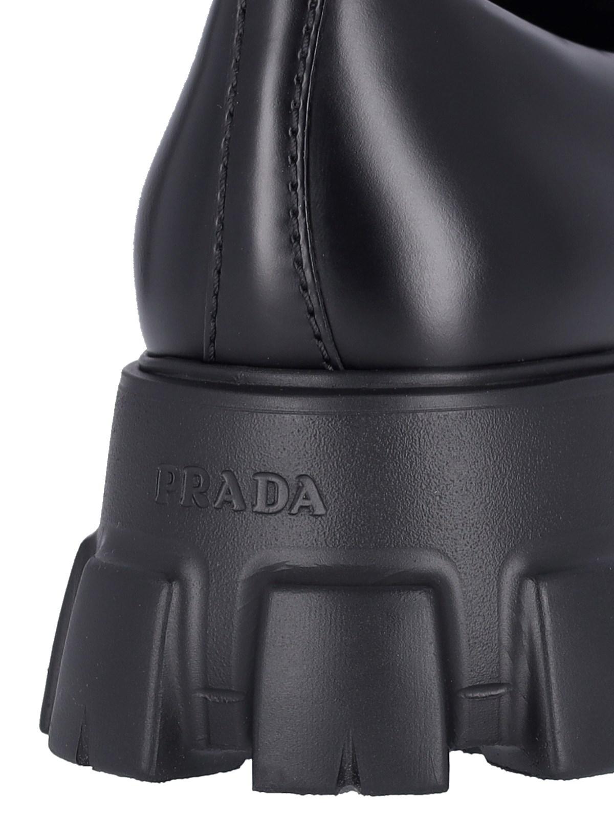 Prada "monolith" Loafers in Black for Men | Lyst