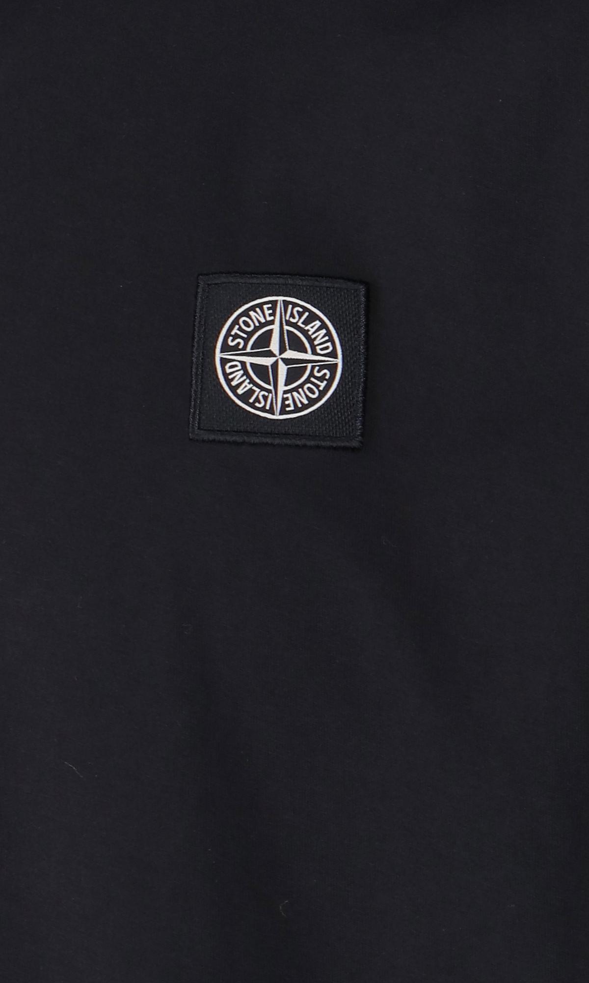 Stone Island Logo T-shirt in Nero (Black) for Men | Lyst