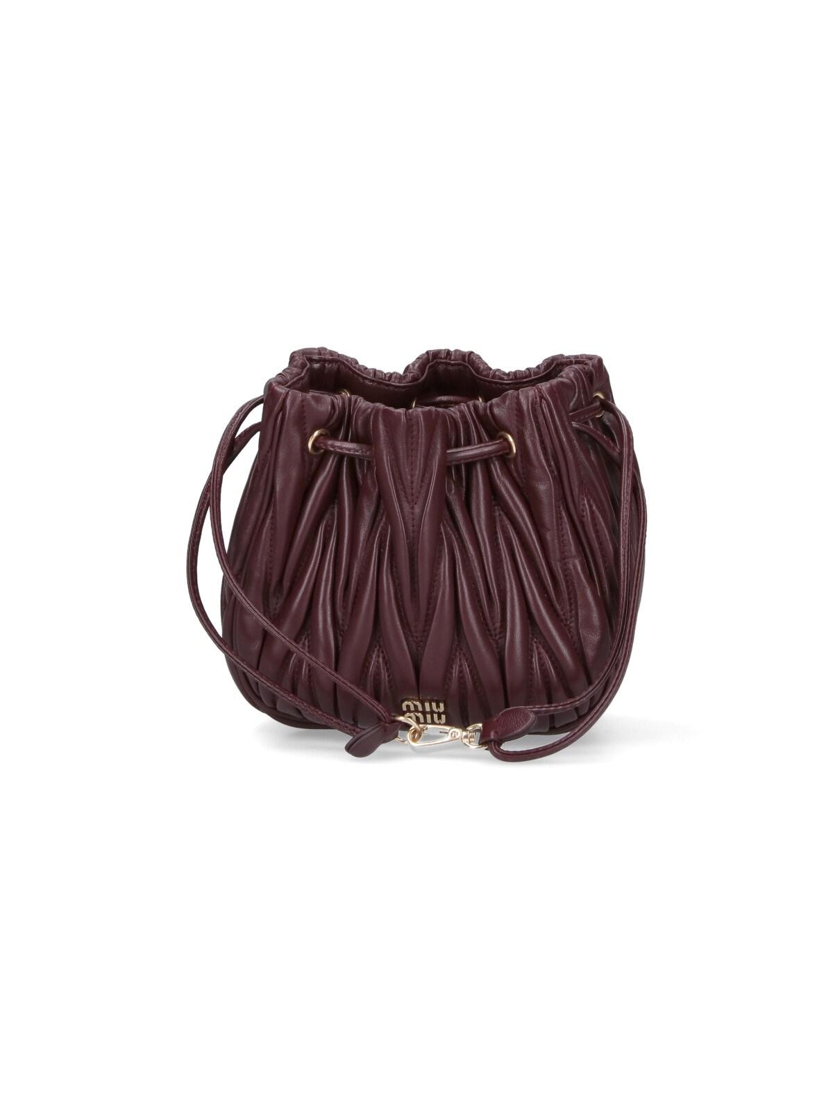 miu miu パープル ポーチ miu miu パープル ポーチ Authentic miu miu purple color pouch