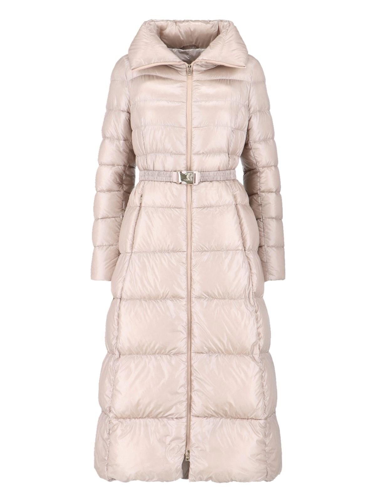 Maxi Coat Herno Long Down Coat Herno Maxi Belted Down Jacket In