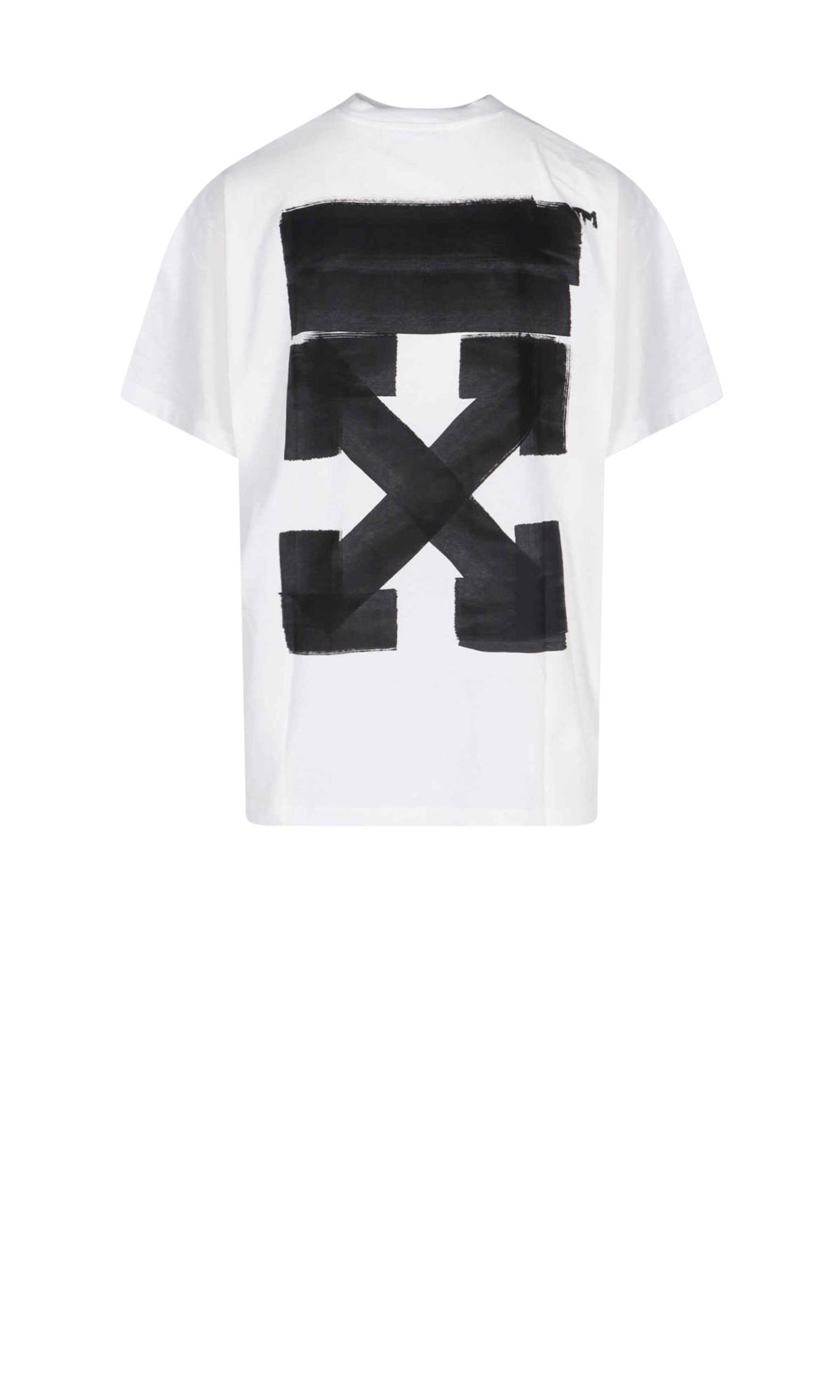 Off-White c/o Virgil Abloh "jumbo Marker" T-shirt in White for Men | Lyst