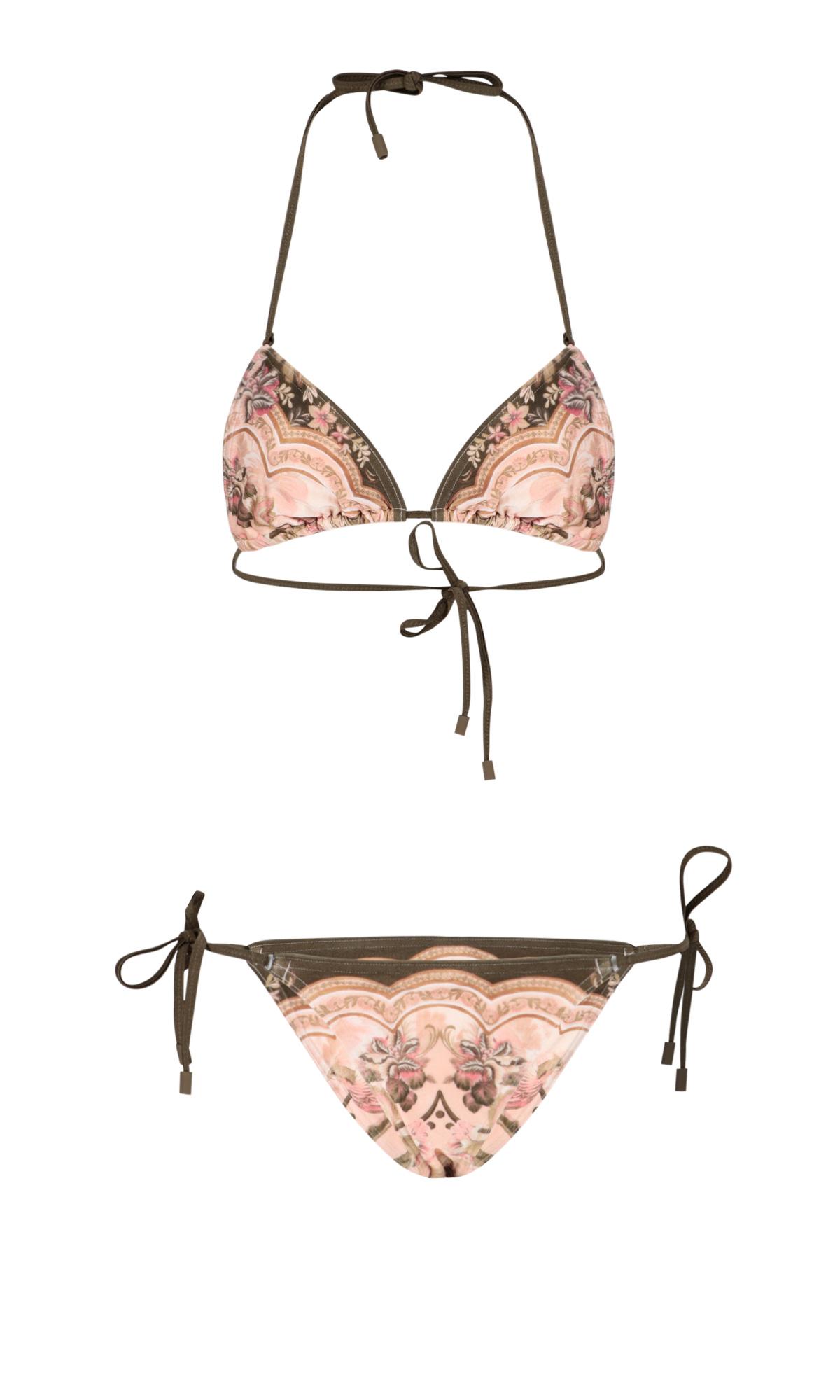 Zimmermann 'lyre' Bikini in White Lyst