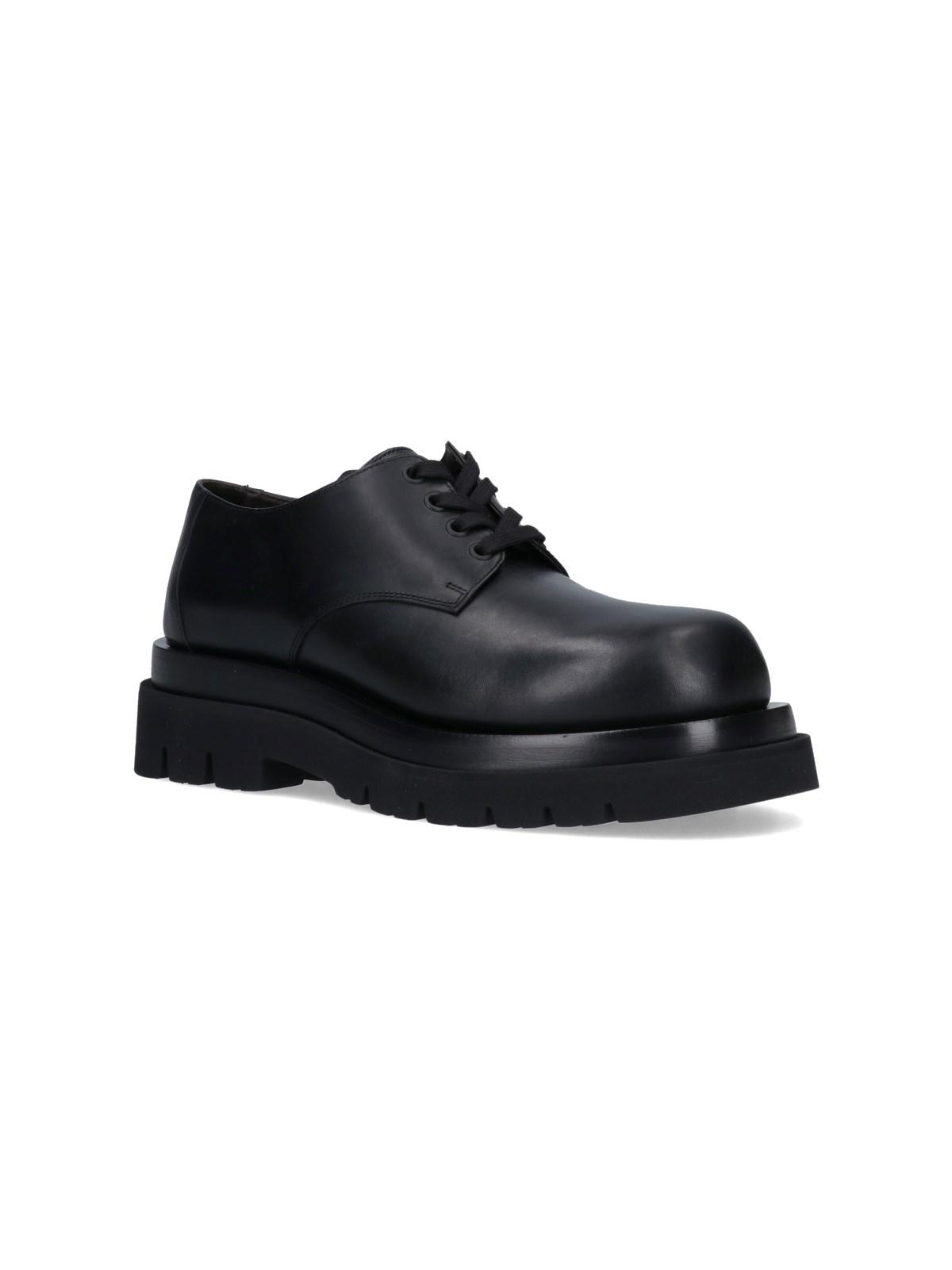 Bottega Veneta 'lug' Derby Shoes in Black for Men | Lyst