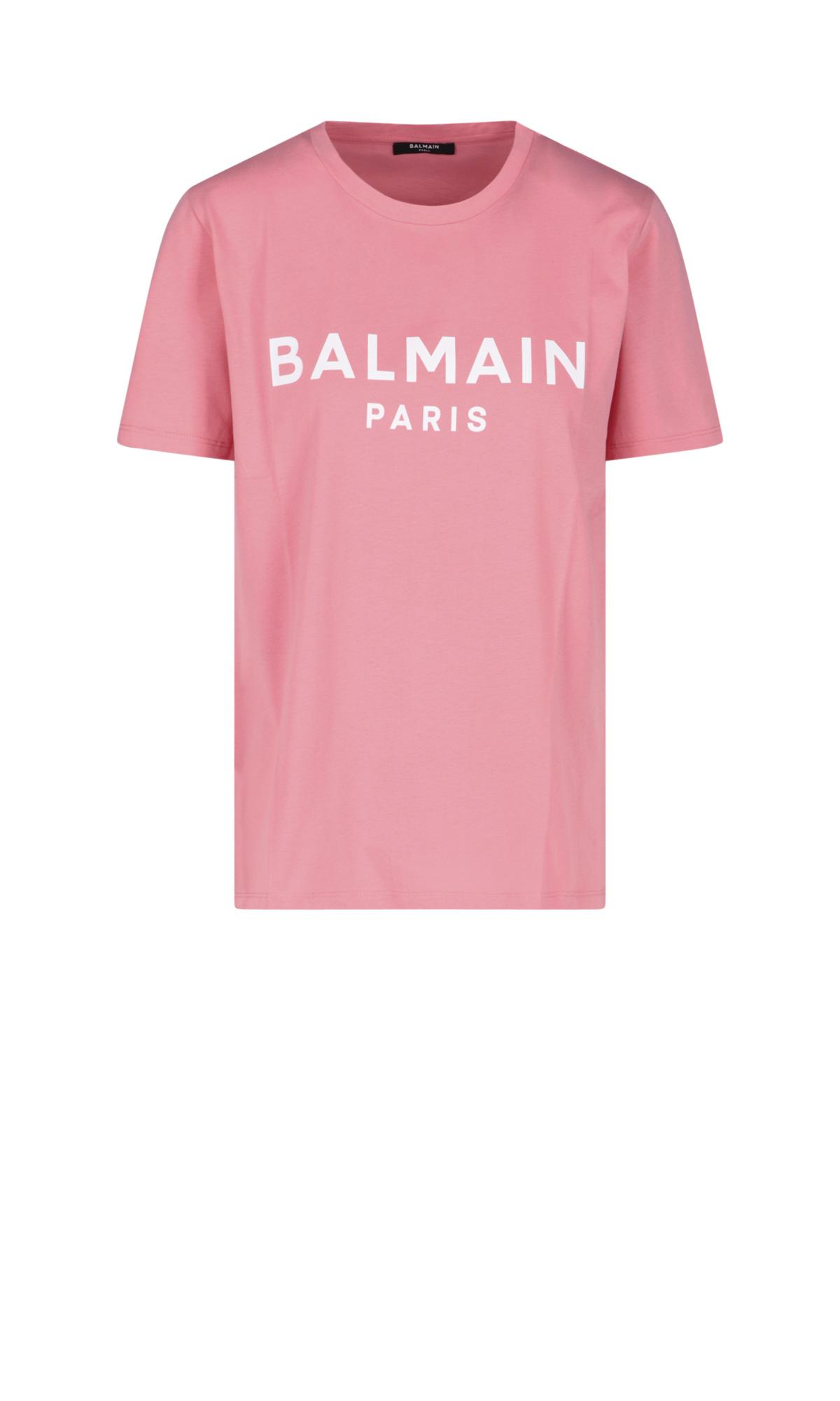 Balmain Cotton T-shirt in Pink - Save 