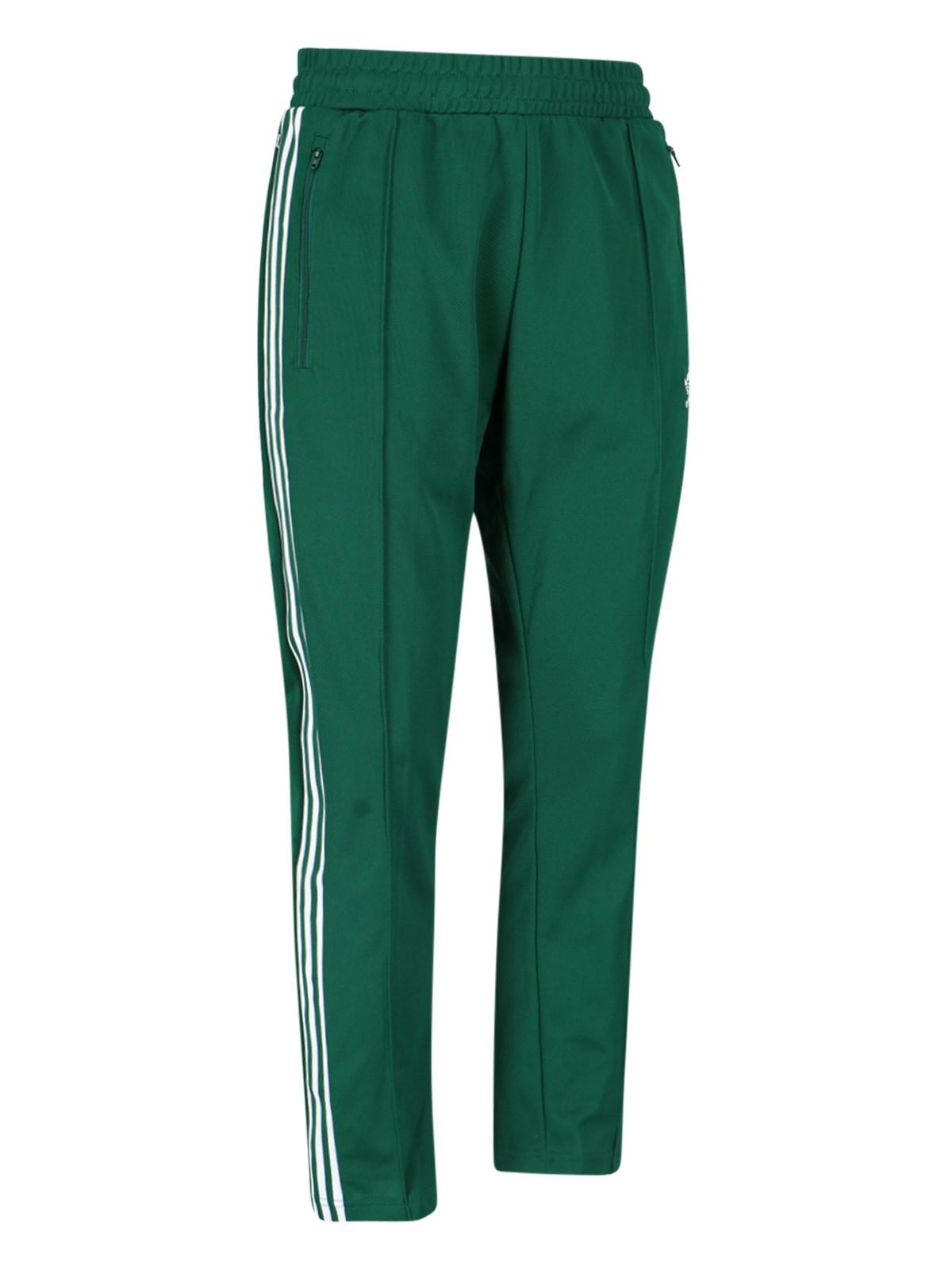 adidas Originals 'classics Beckenbauer' Sporty Pants in Green for Men | Lyst