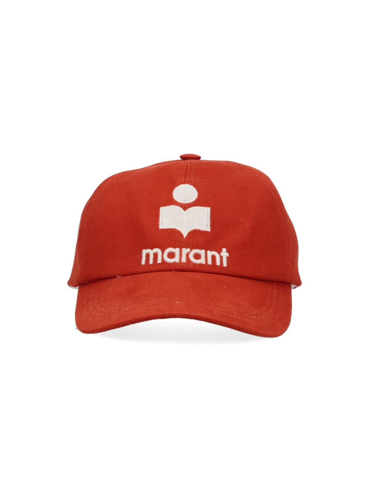Isabel Marant Tyron Baseball Cap in Red | Lyst
