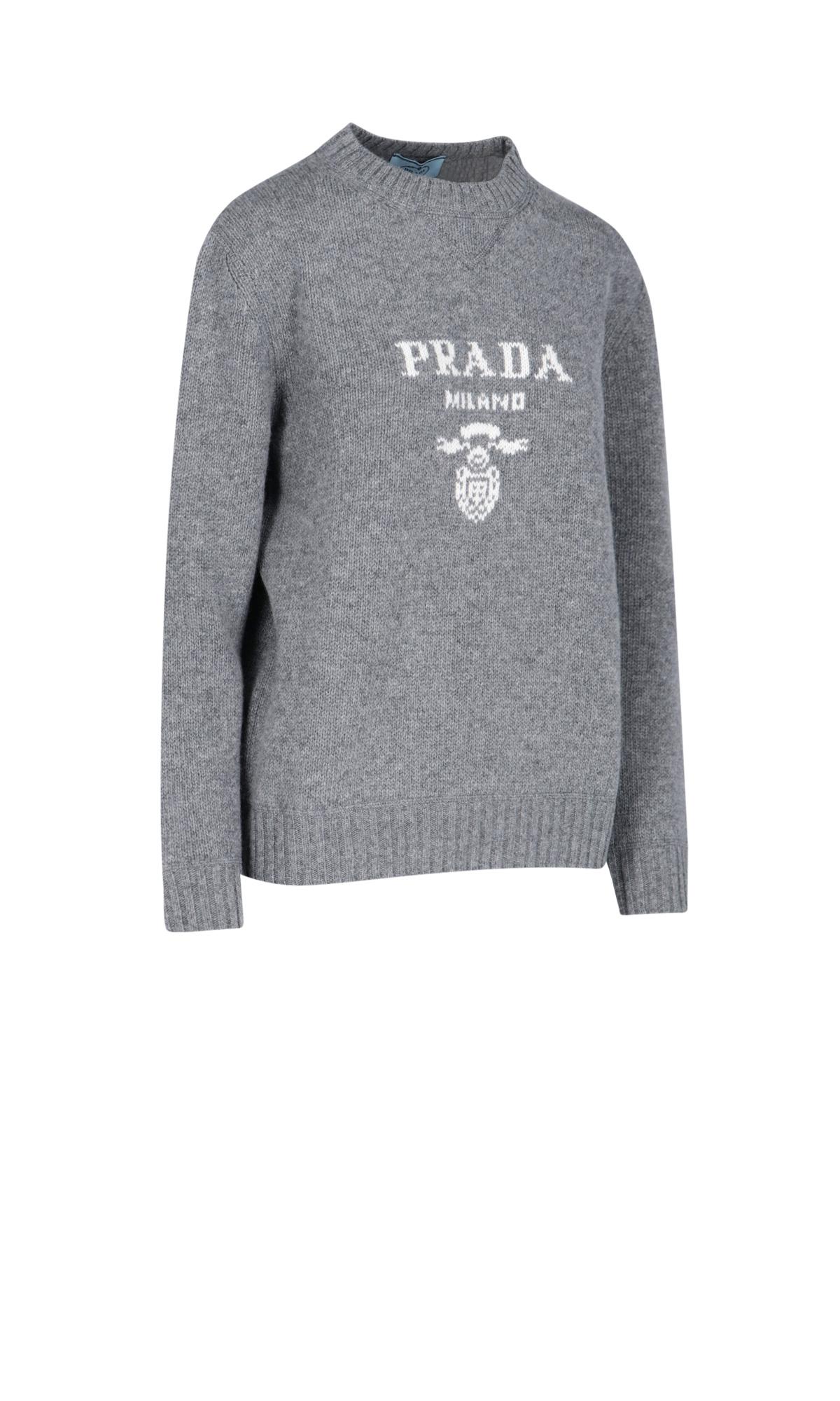 prada logo sweater
