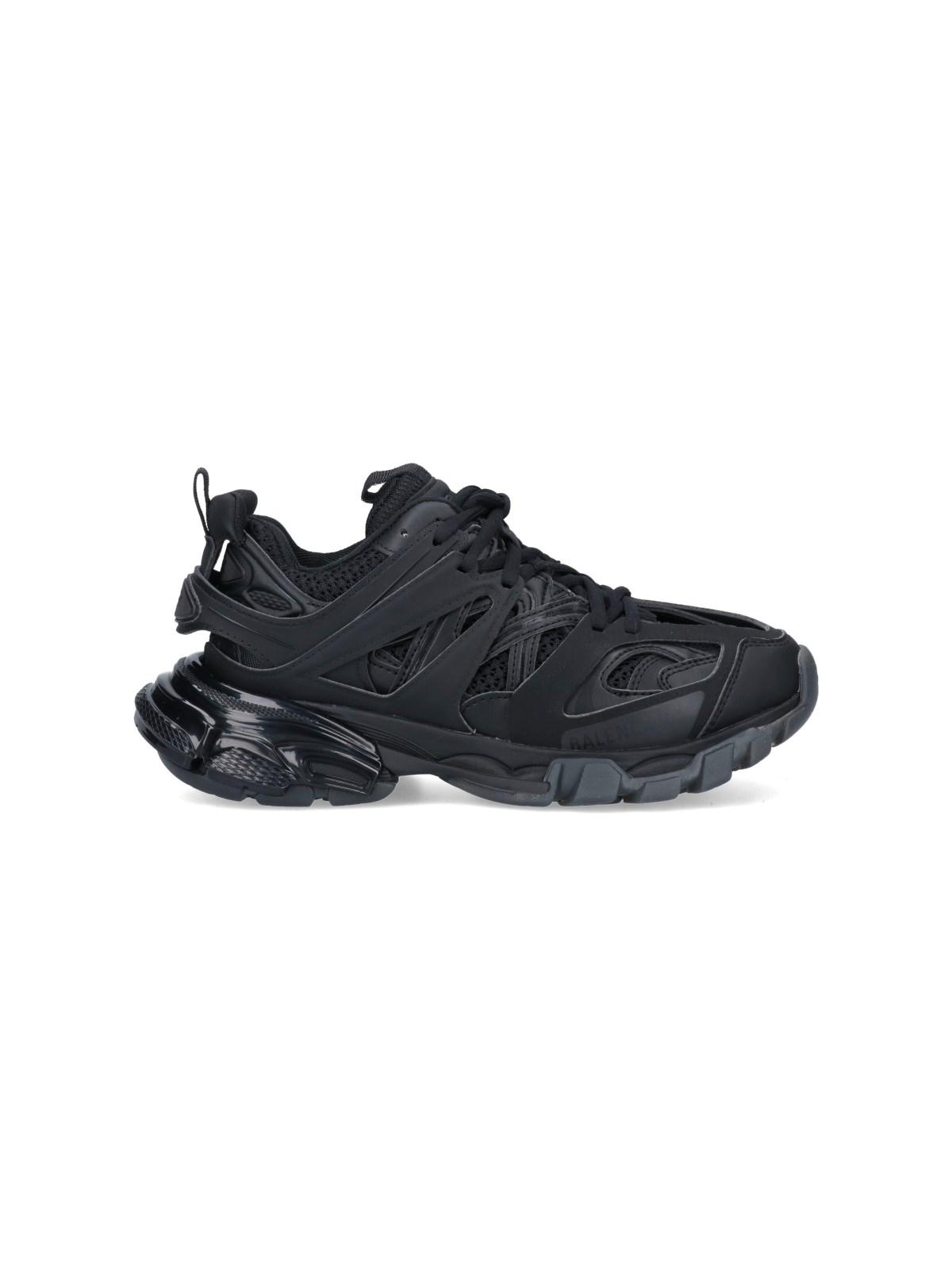Balenciaga "track Clear Sole" Sneakers in Black | Lyst