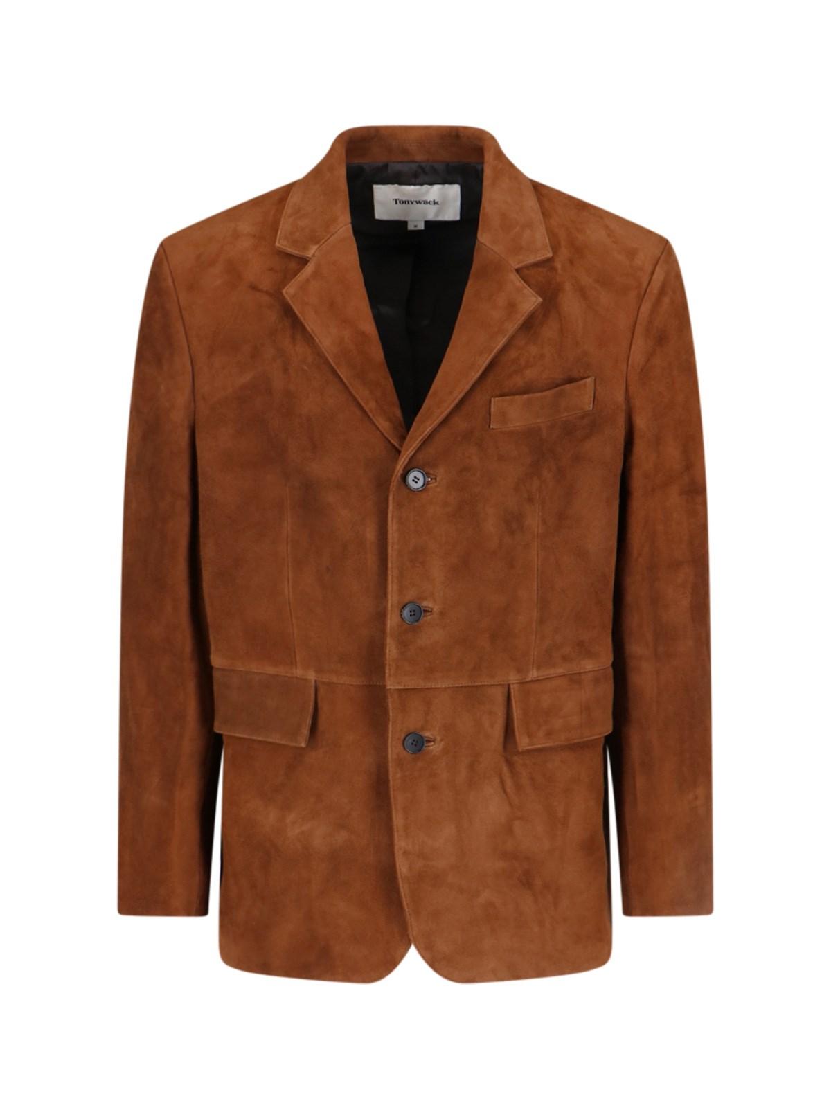 ジャケット・アウター TONYWACK Single-Breasted Tailored Coat TONYWACK Single-Breasted Tailored Coat