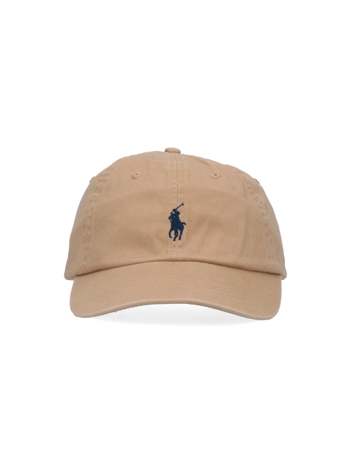 Polo Ralph Lauren Logo Baseball Hat in Natural for Men | Lyst