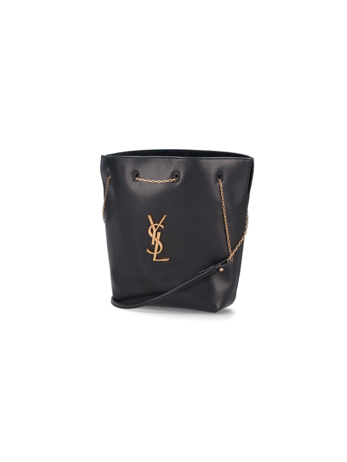 Saint Laurent pochon Shoulder Bag in Black Lyst