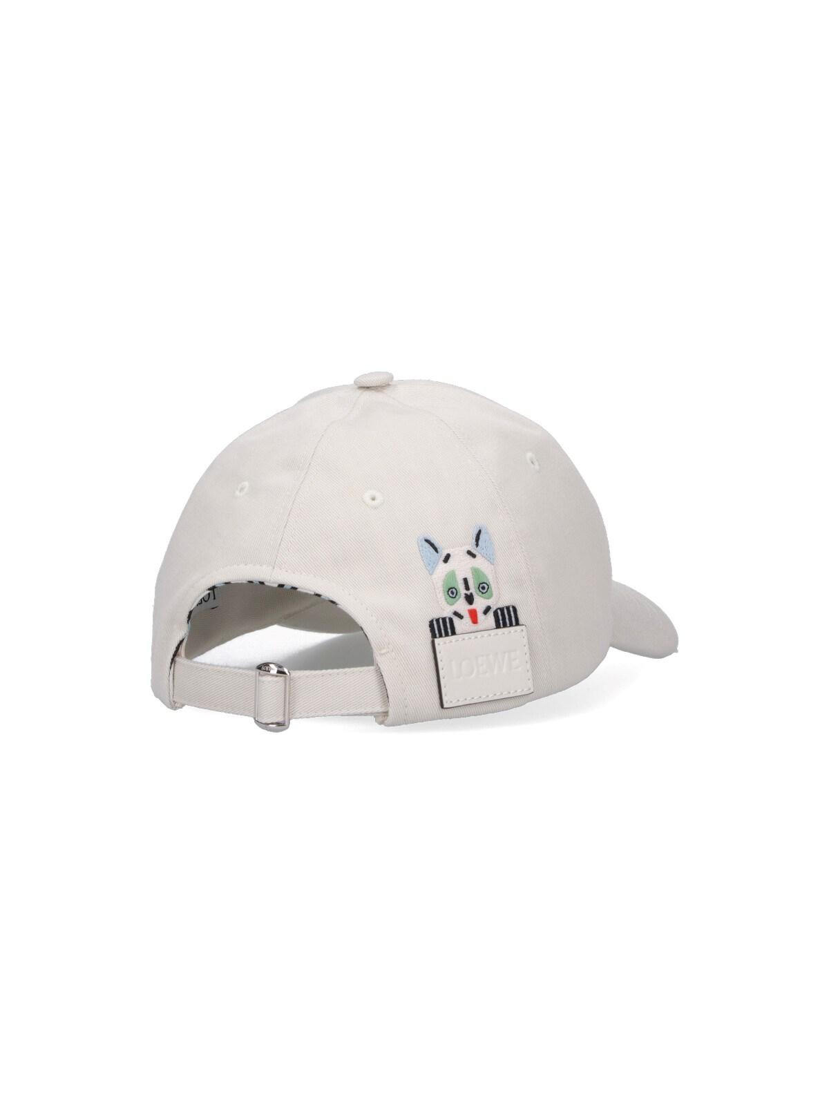 Loewe X Louis Wain Baseball Cap in White | Lyst UK