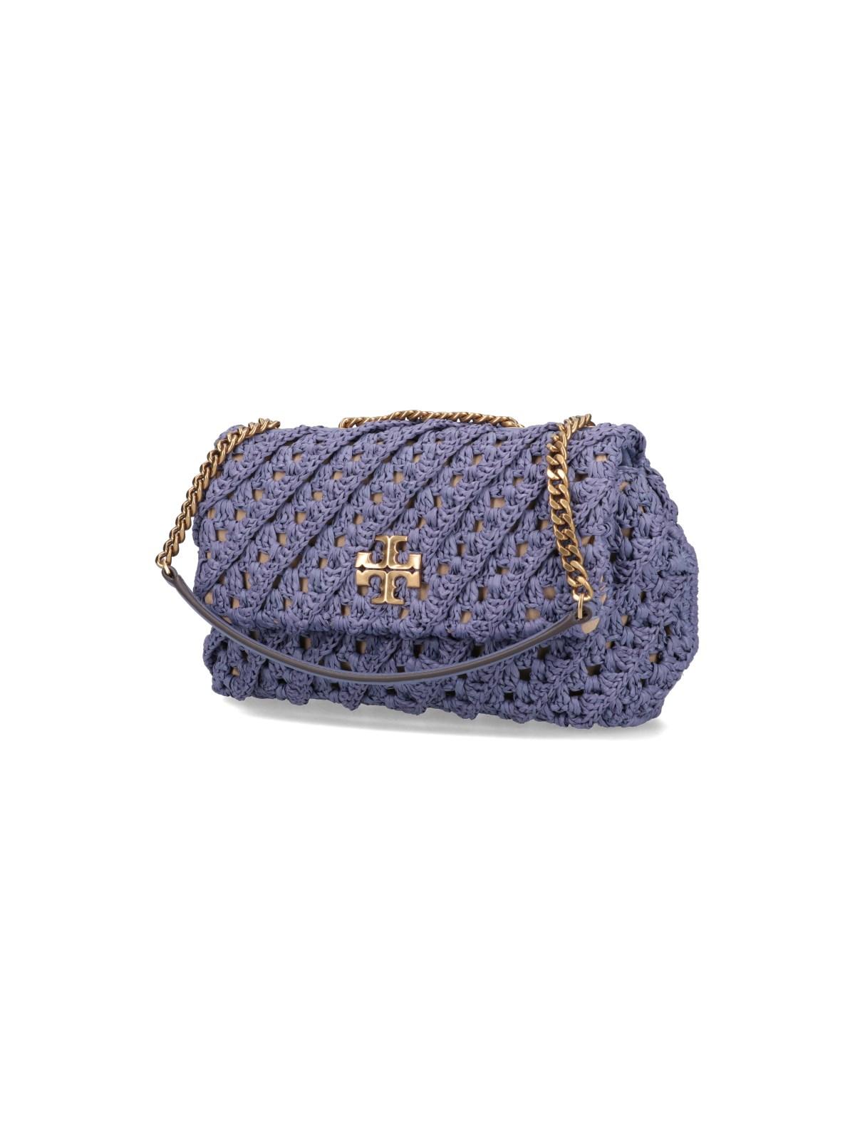Tory Burch 'kira' Small Crochet Bag in Blue